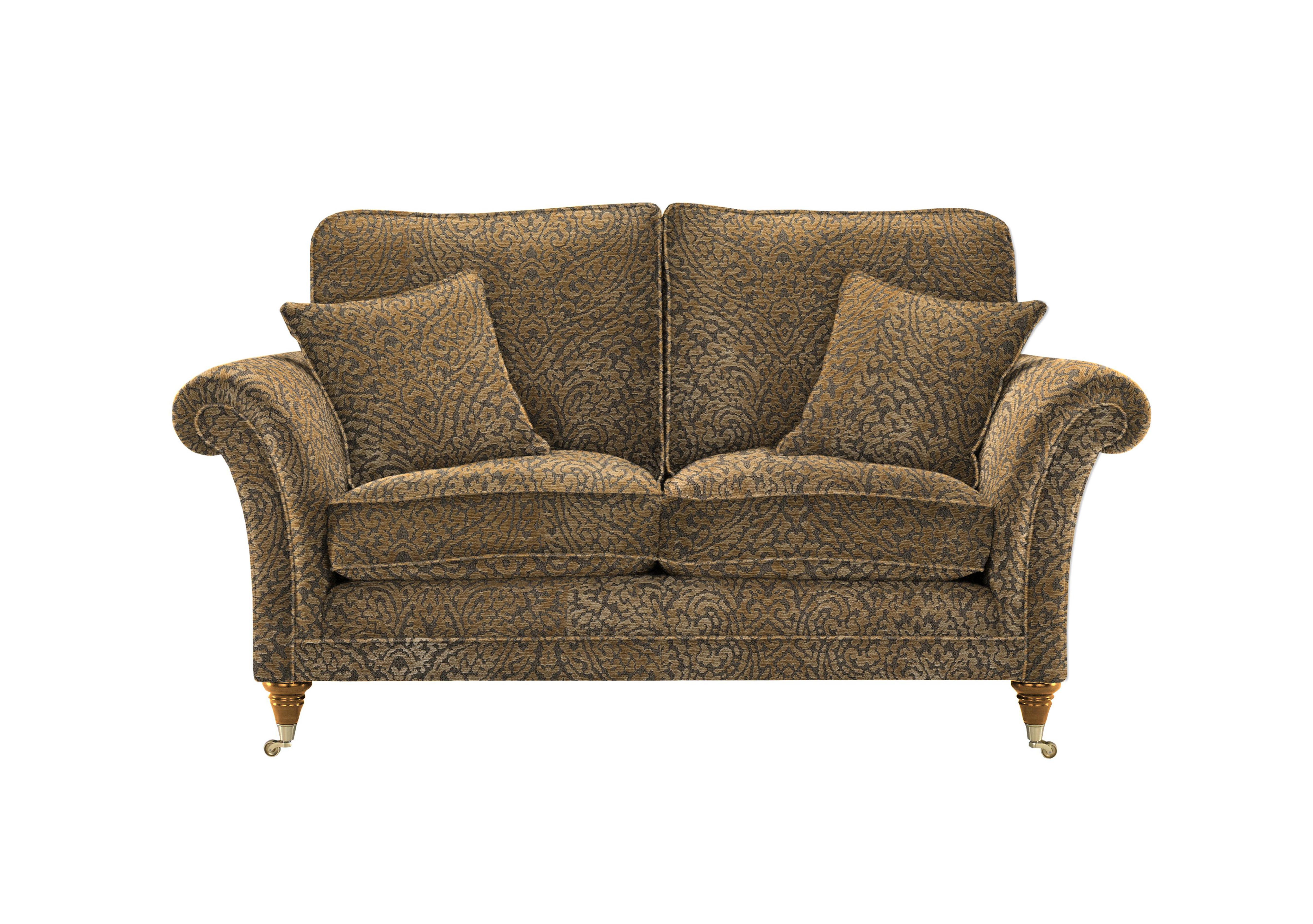 Burghley 2 Seater Fabric Sofa in 002498-0031 Tess Gold on Furniture Village