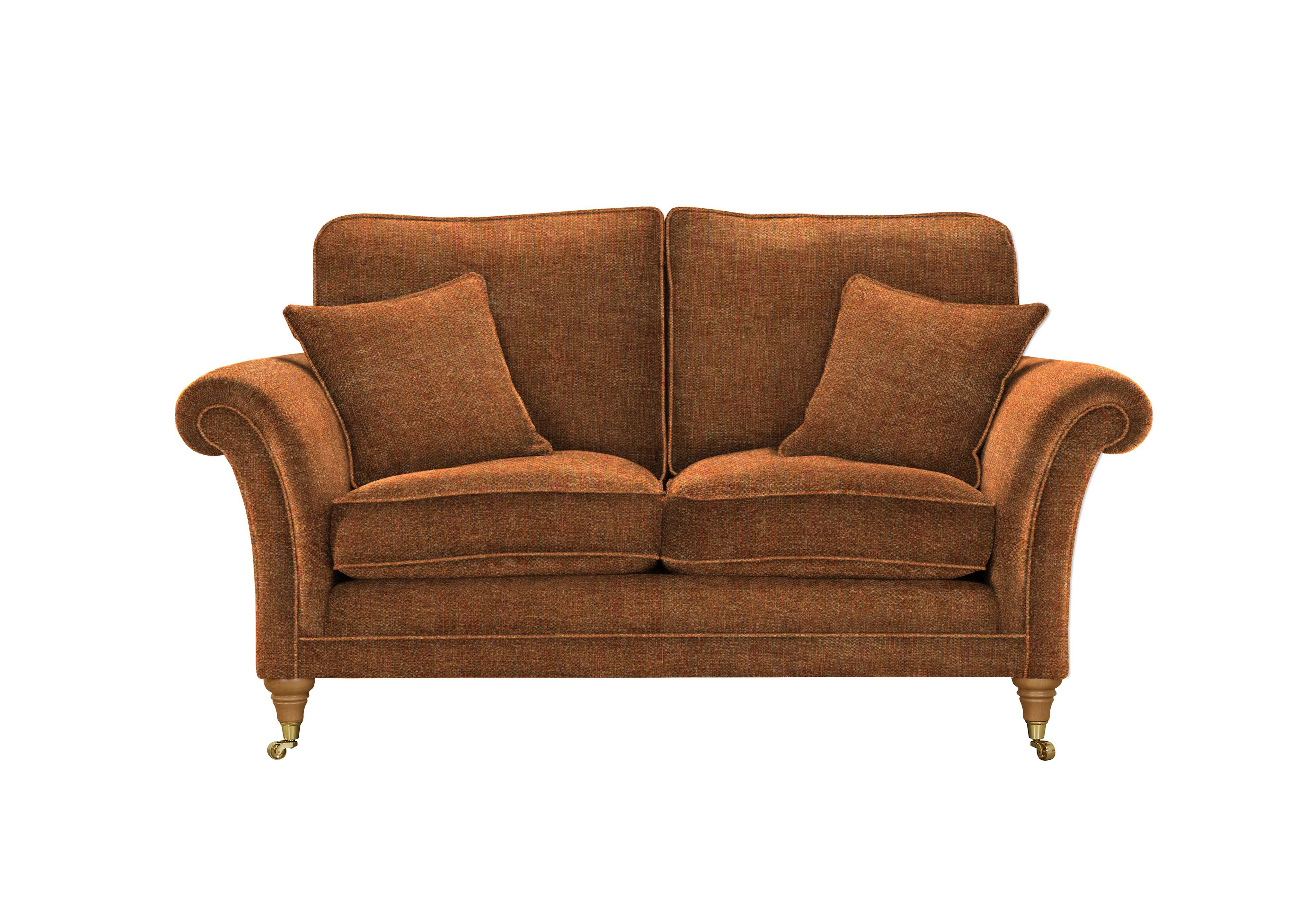 Burghley 2 Seater Fabric Sofa in 50027-317 Baslow Pln Mberry on Furniture Village
