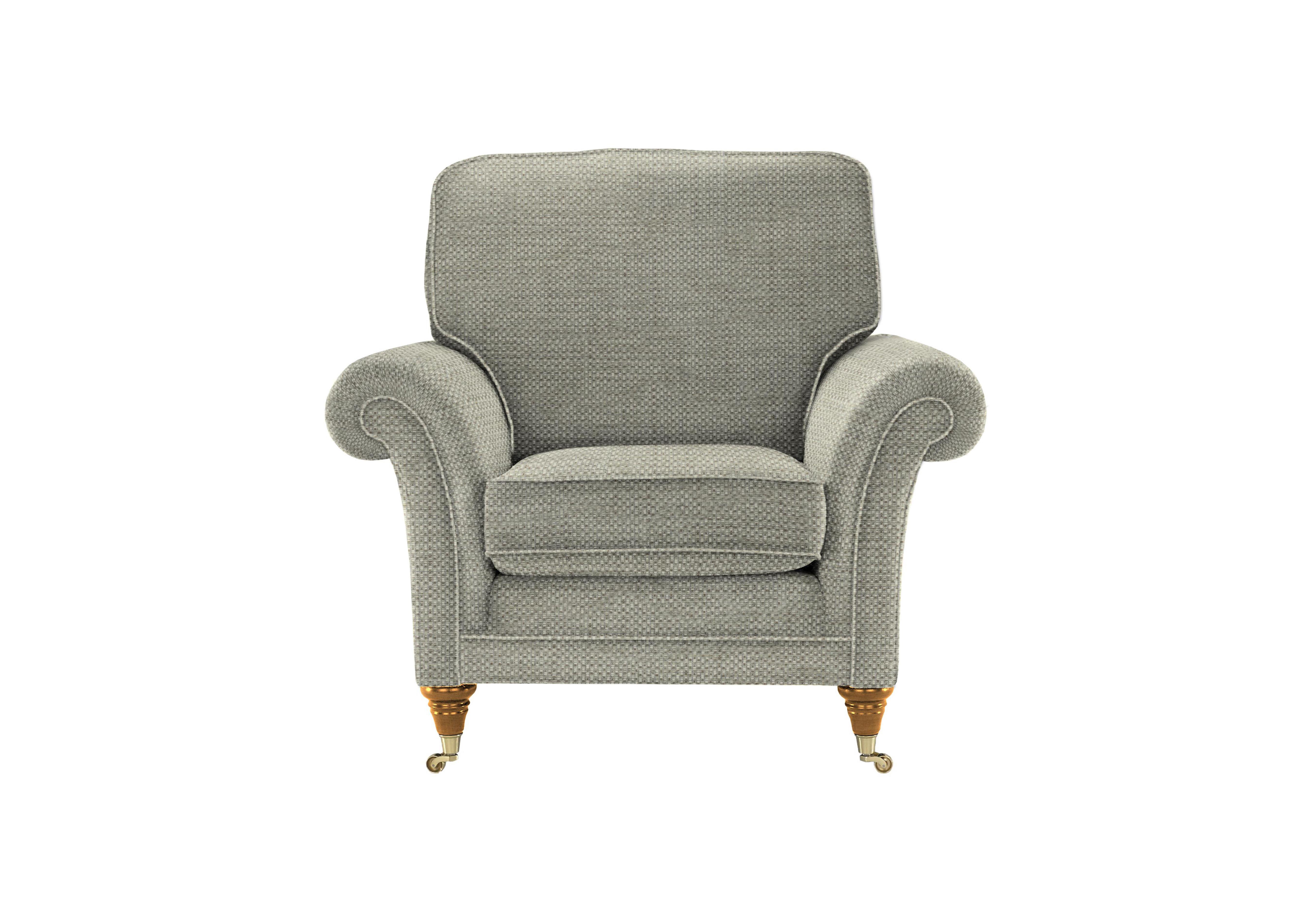 Burghley Fabric Armchair in 001483-0069 Dobby Seaspray on Furniture Village