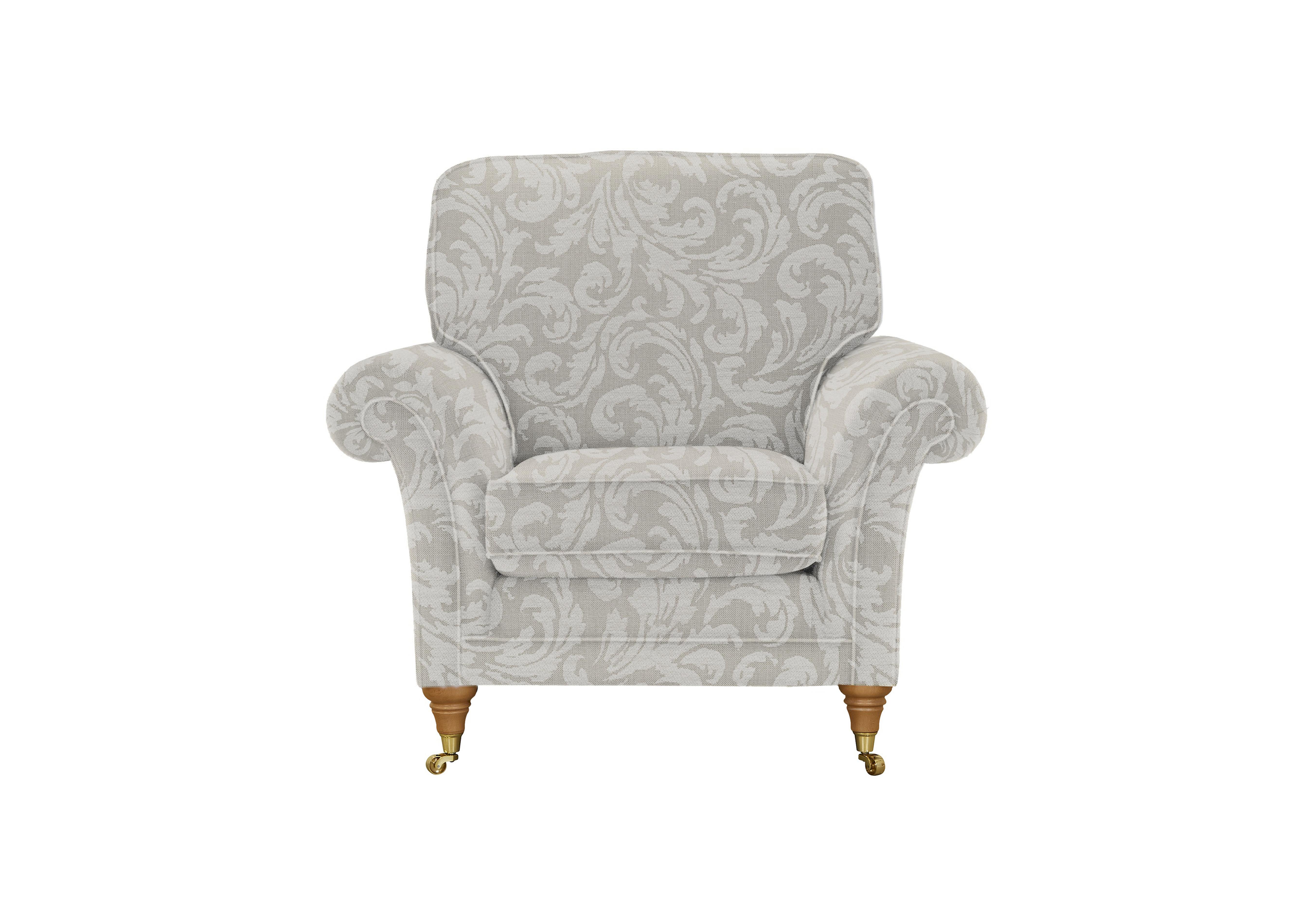 Burghley Fabric Armchair in 2476-0051 Austen Oatmeal on Furniture Village