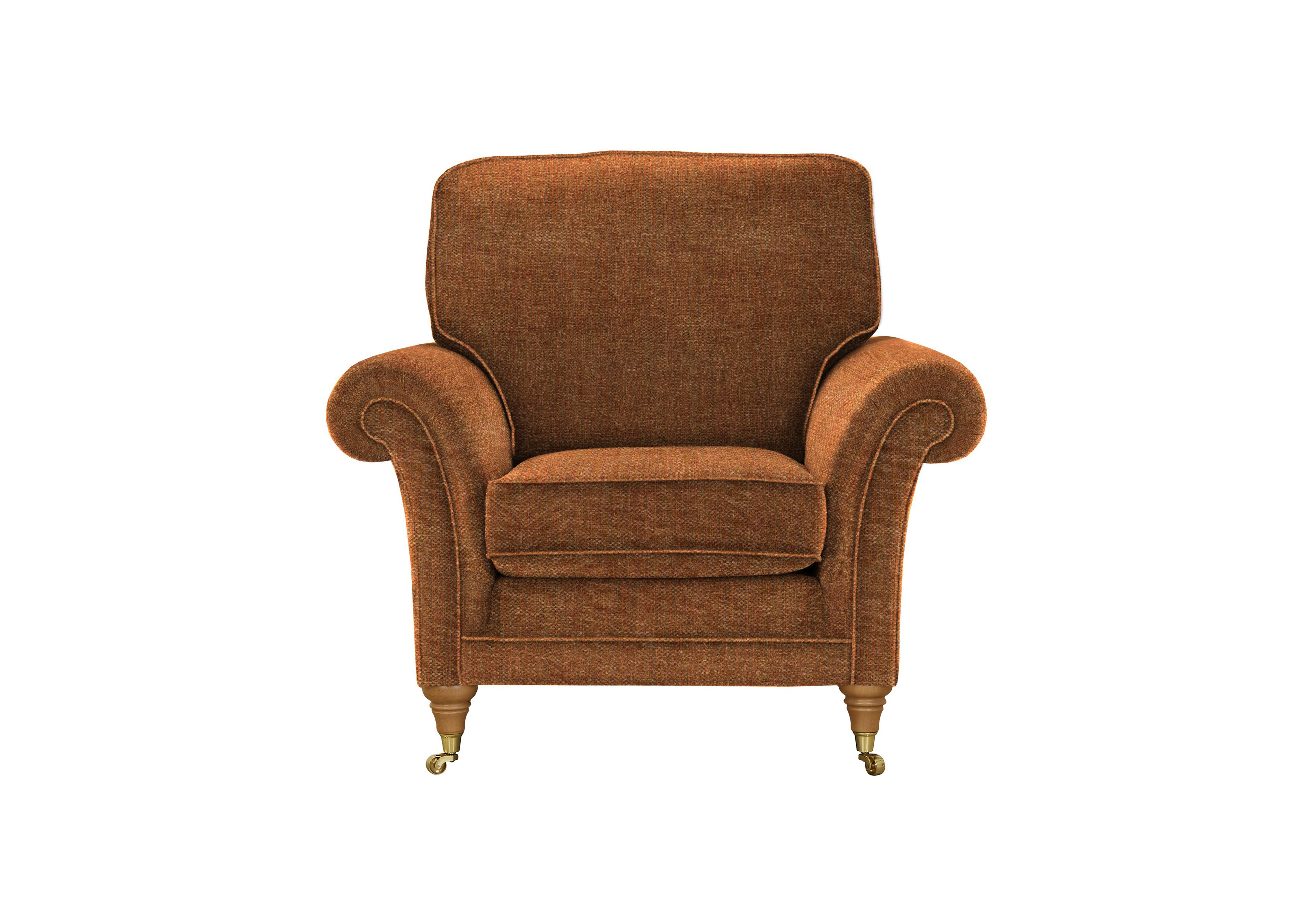 Burghley Fabric Armchair in 50027-317 Baslow Pln Mberry on Furniture Village