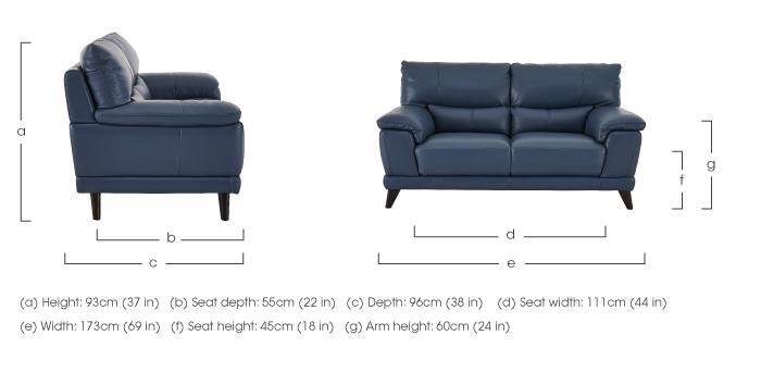 Pacific 2 Seater Fabric Sofa in  on Furniture Village