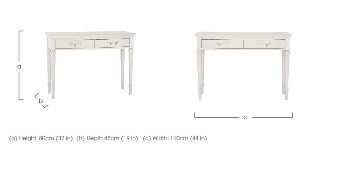 Annecy Dressing Table in  on Furniture Village