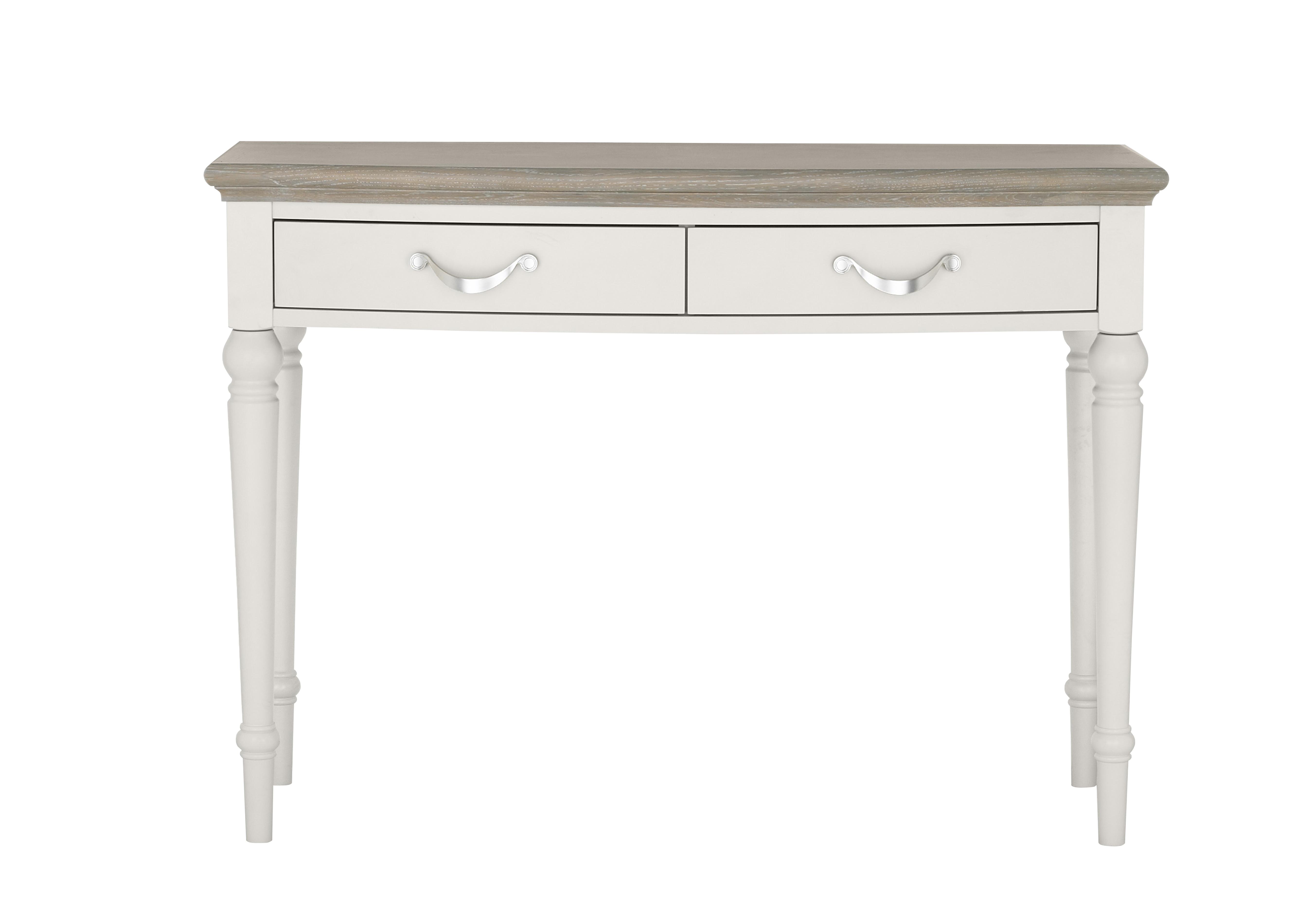 Annecy Dressing Table in Soft Grey And Grey Washed Oak on Furniture Village