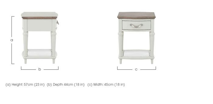 Annecy Lamp Table in  on Furniture Village