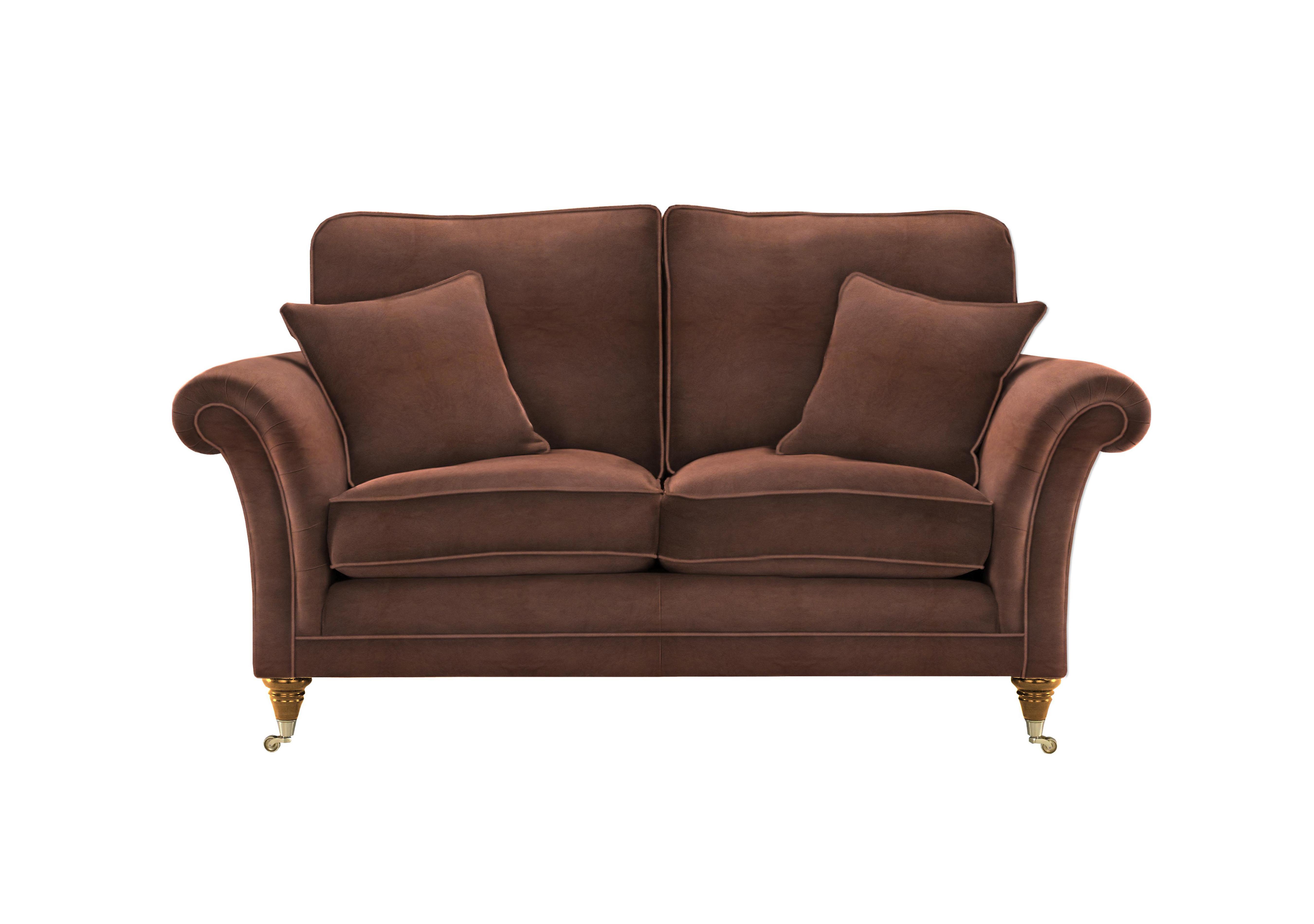 Burghley 2 Seater Leather Sofa in London Saddle 001033-0021 on Furniture Village