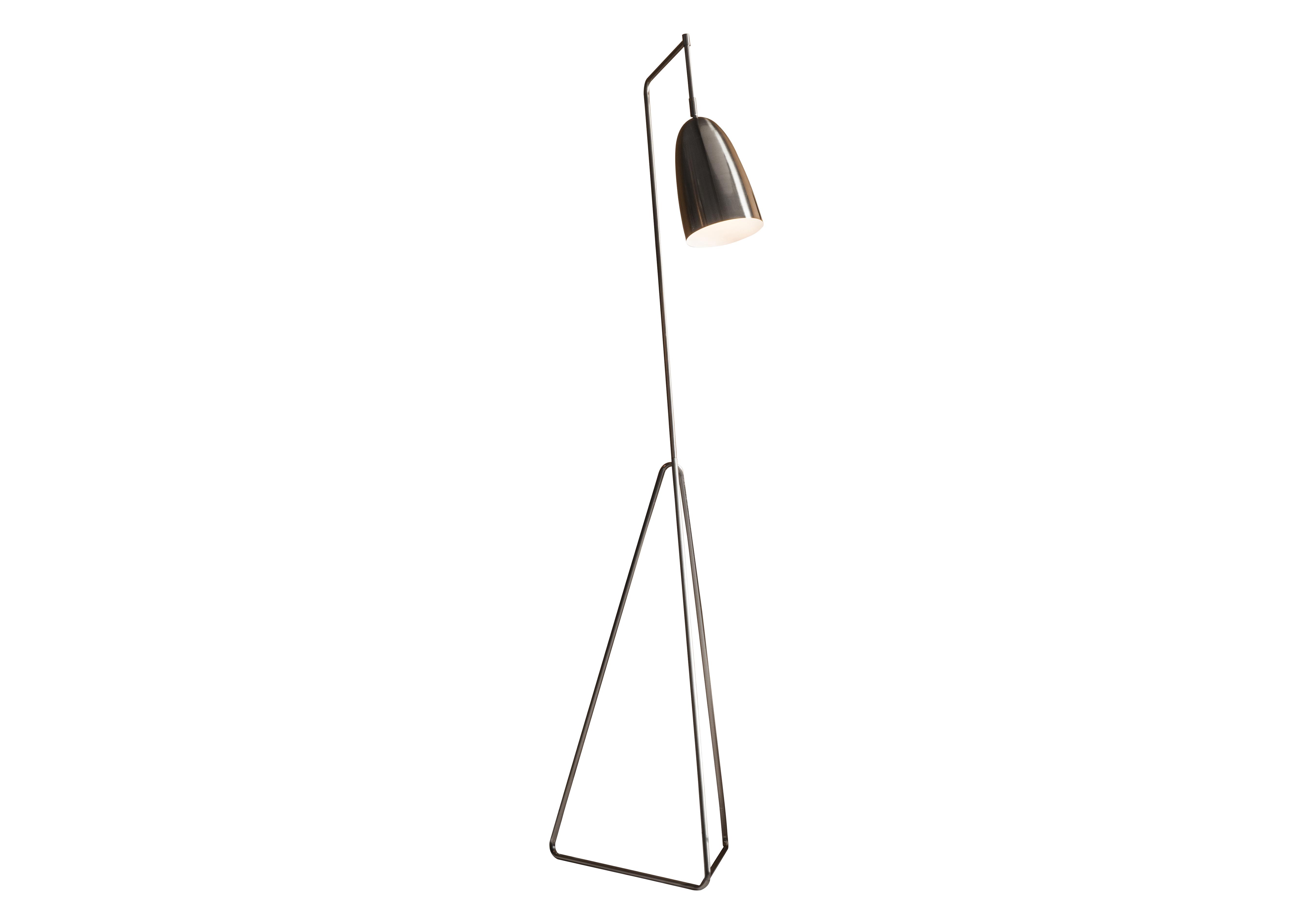 Vallen Floor Lamp in Chrome on Furniture Village