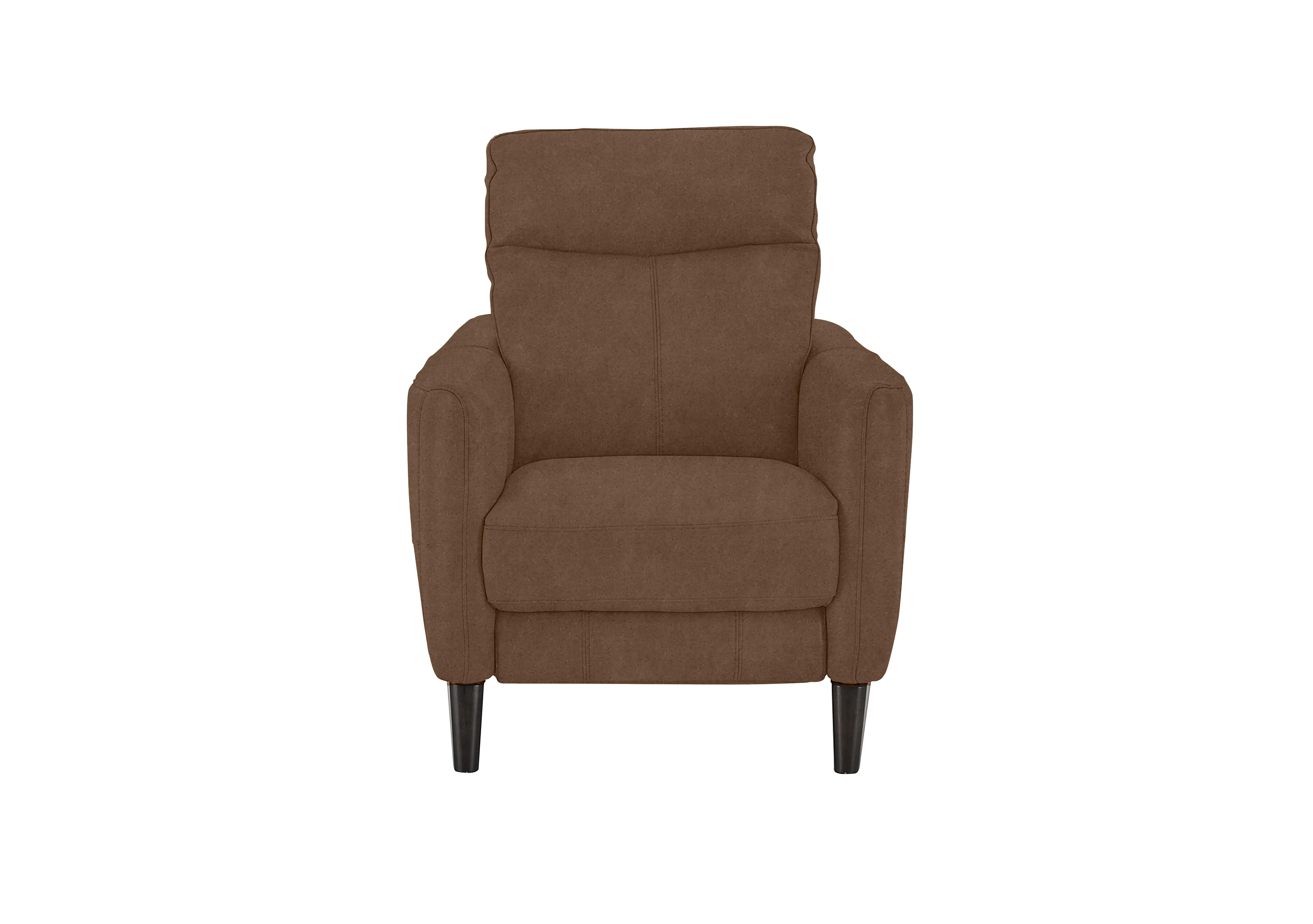Compact Collection Petit Fabric Armchair in Bfa-Blj-R05 Hazelnut on Furniture Village