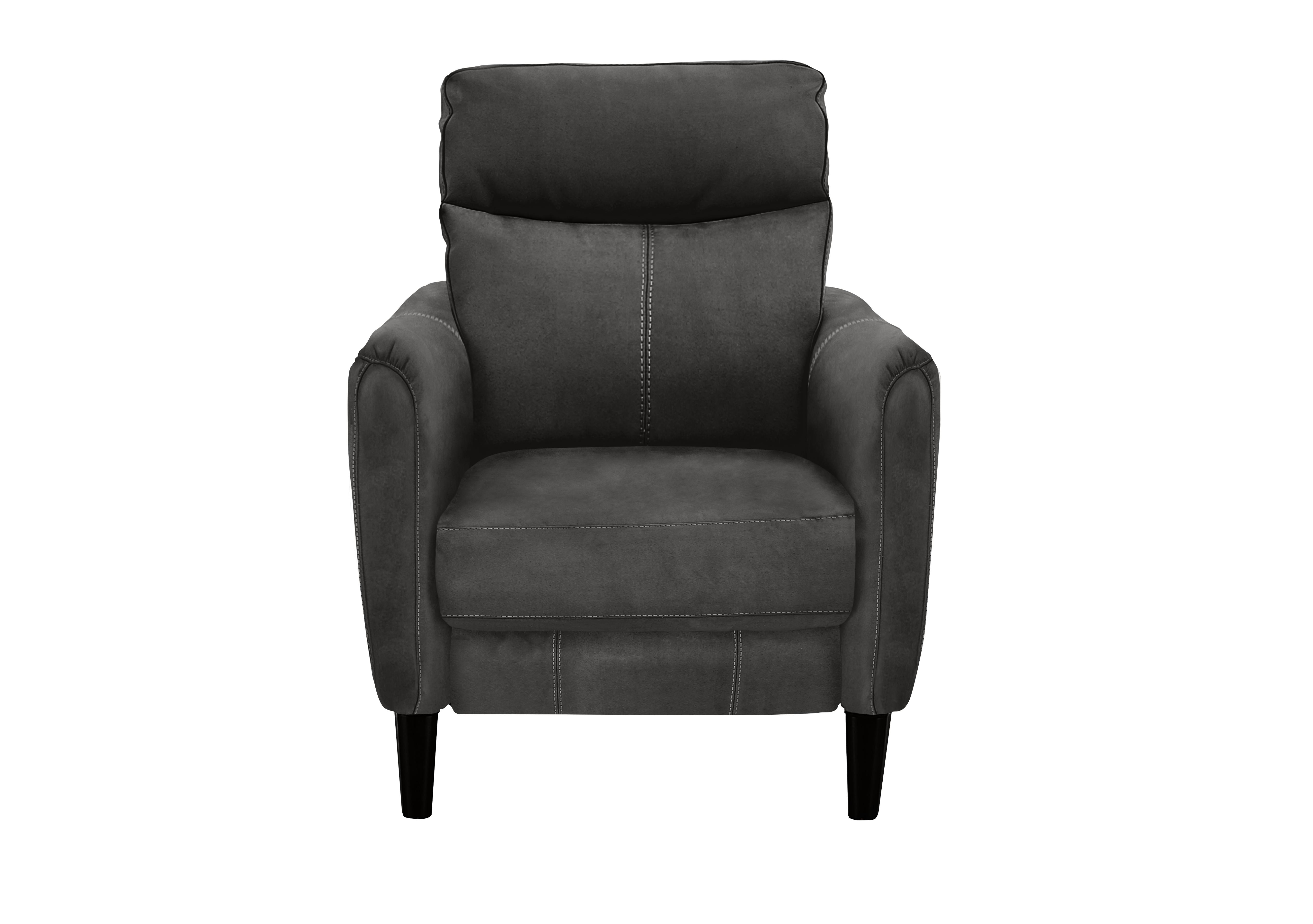 Compact Collection Petit Fabric Armchair in Bfa-Blj-R16 Grey on Furniture Village