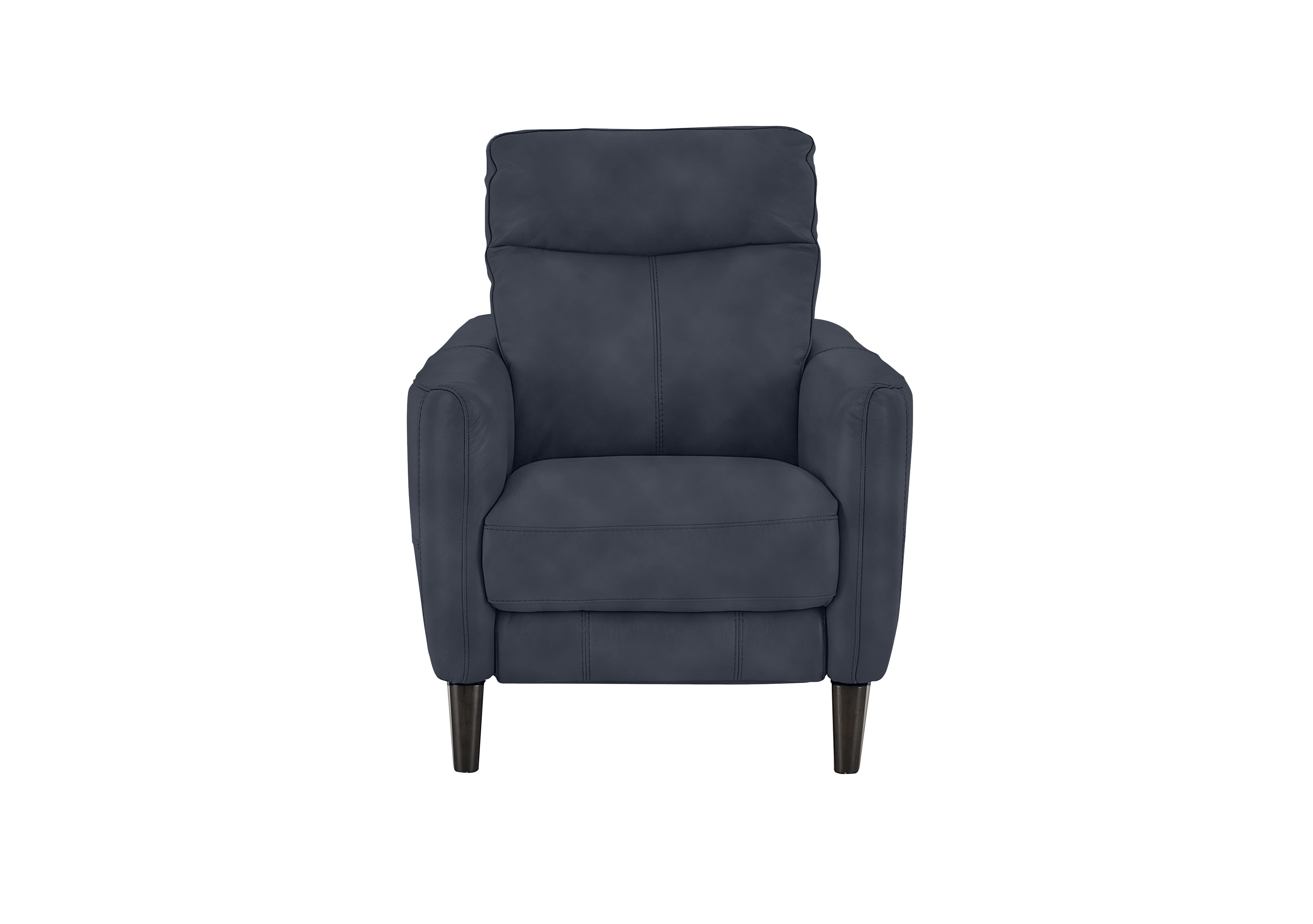 Compact Collection Petit Fabric Armchair in Bfa-Ori-R23 Blue on Furniture Village