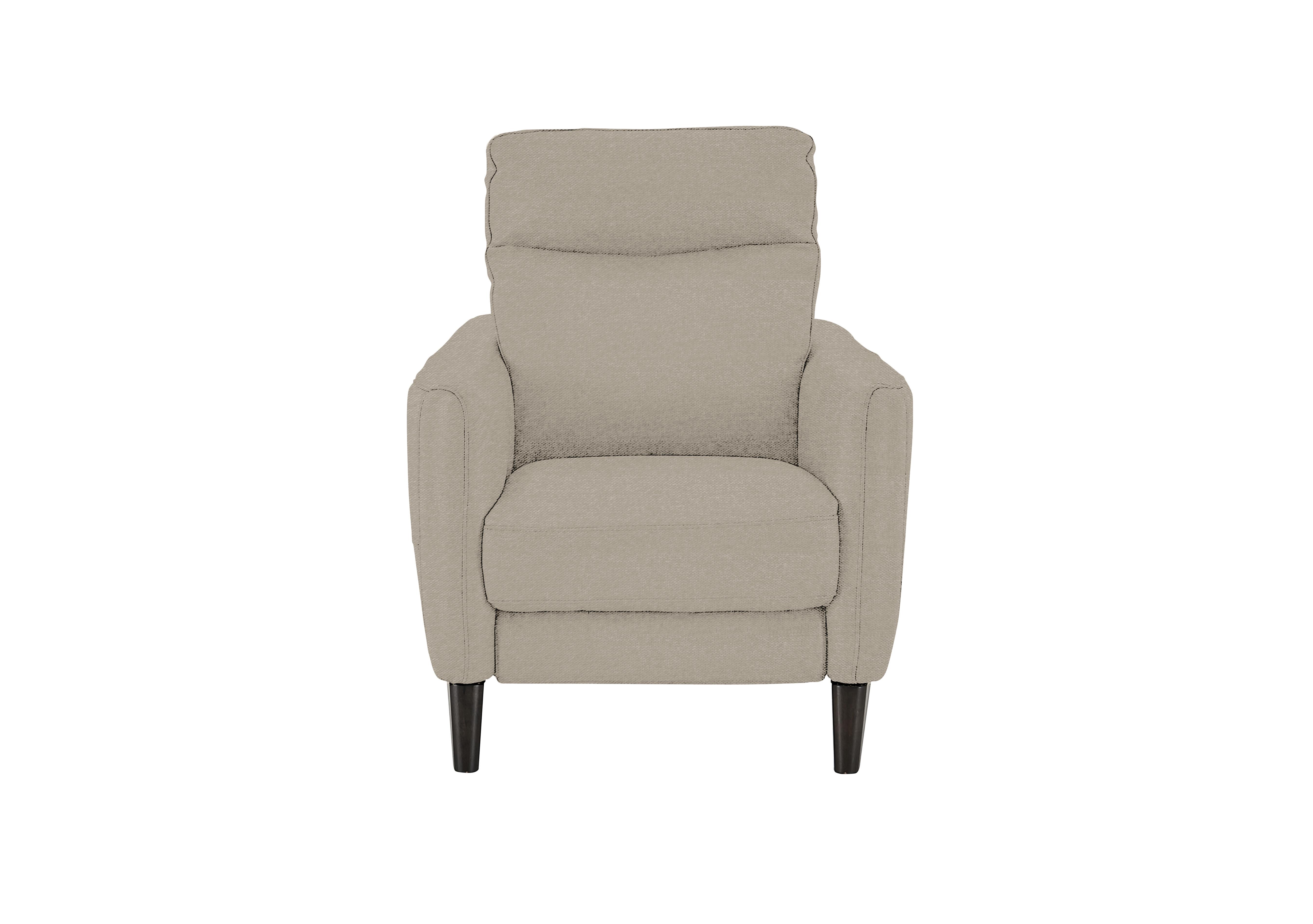 Compact Collection Petit Fabric Armchair in Fab-Ska-R28 Beige on Furniture Village