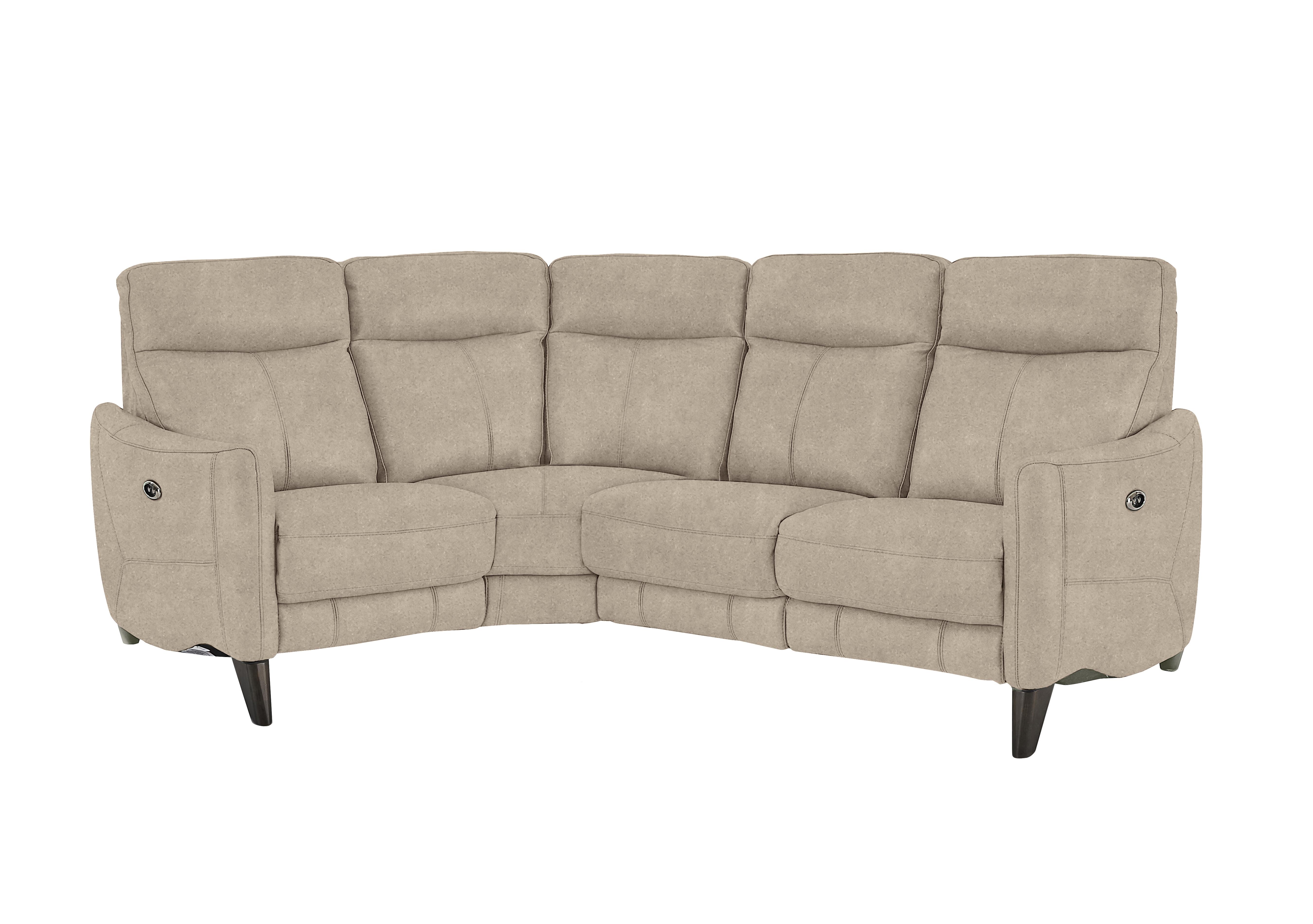 Compact Collection Petit Fabric Corner Sofa in Bfa-Blj-R20 Bisque on Furniture Village