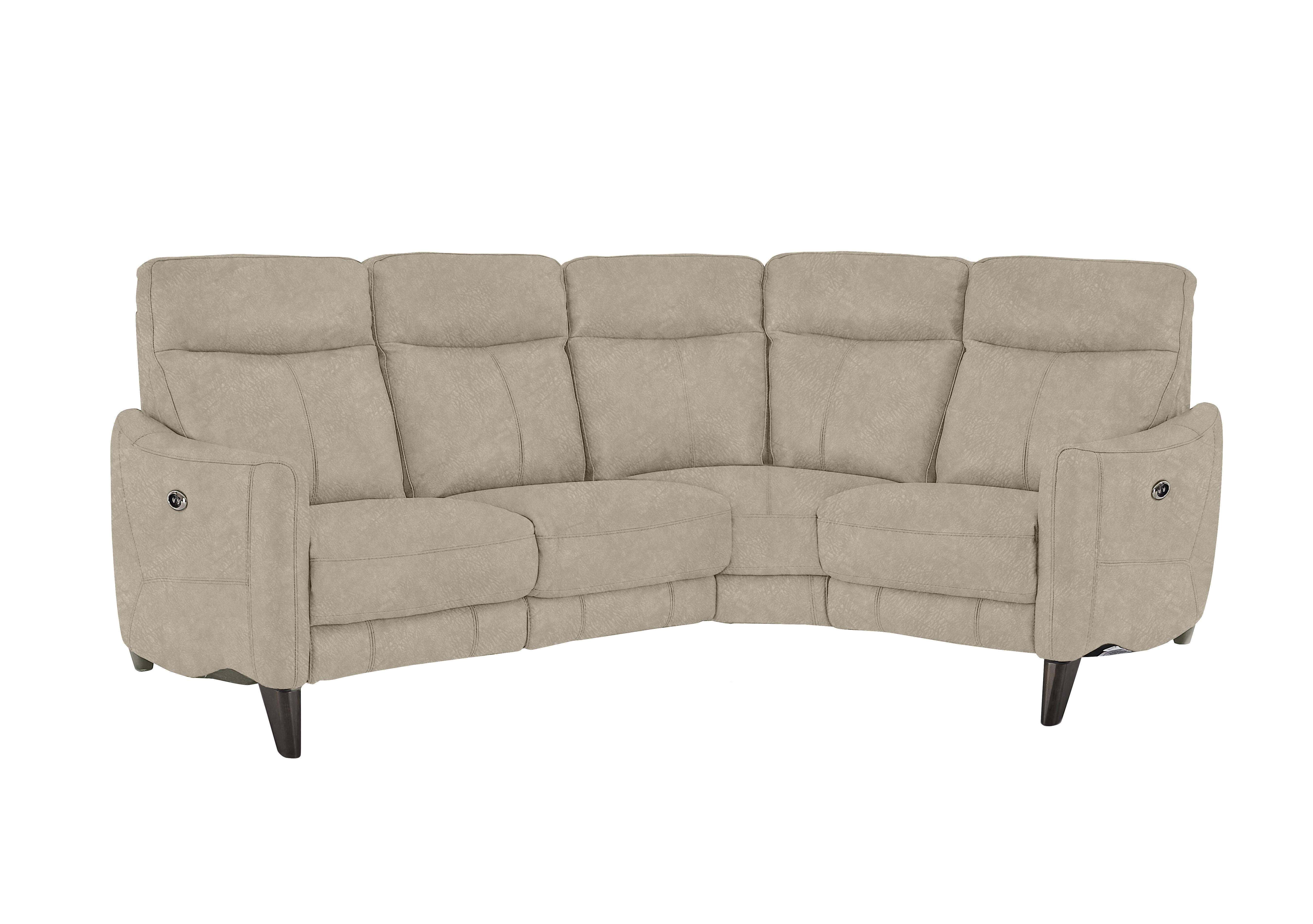 Compact Collection Petit Fabric Corner Sofa in Bfa-Bnn-R26 Fv2 Cream on Furniture Village