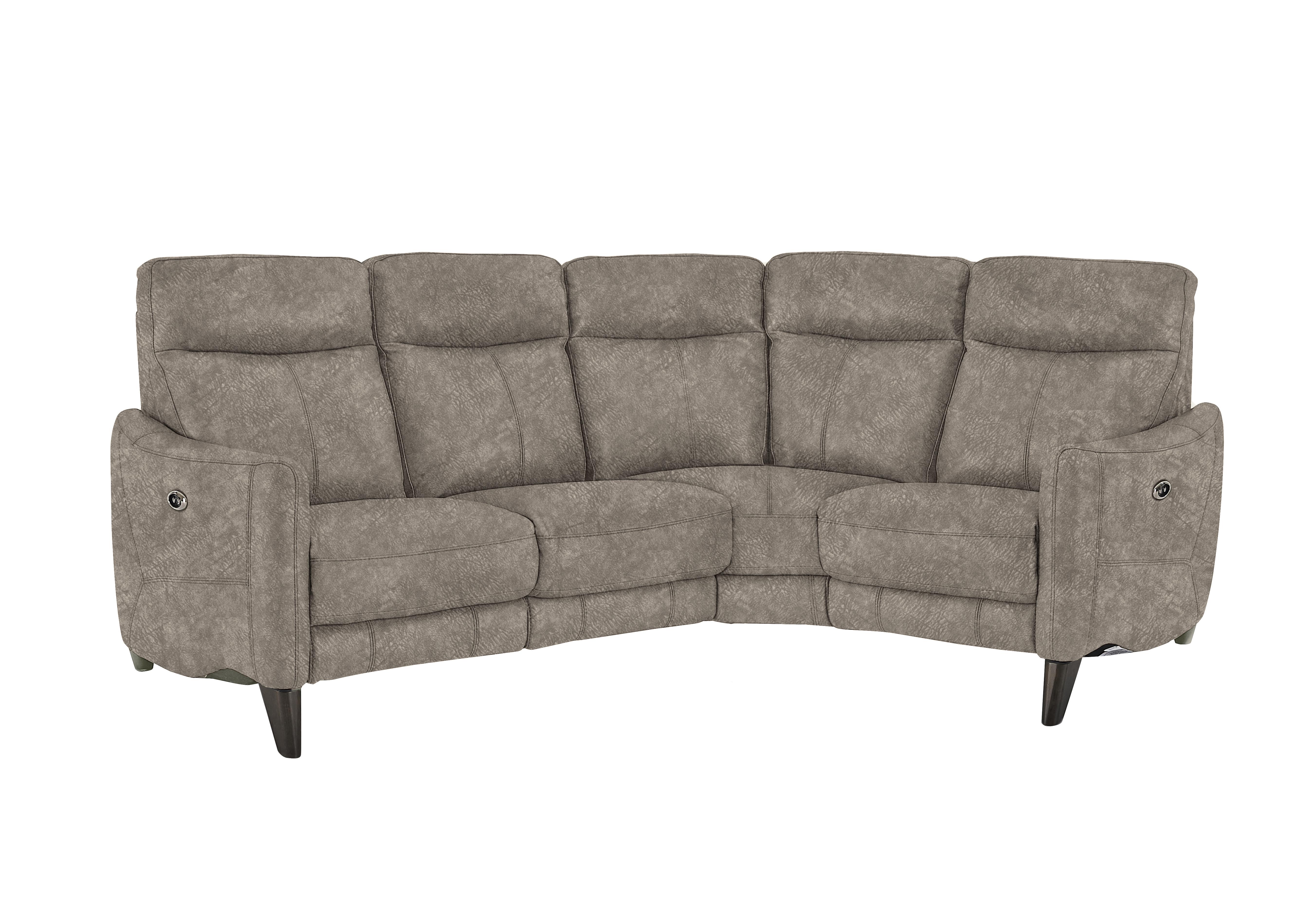Compact Collection Petit Fabric Corner Sofa in Bfa-Bnn-R29 Fv1 Mink on Furniture Village