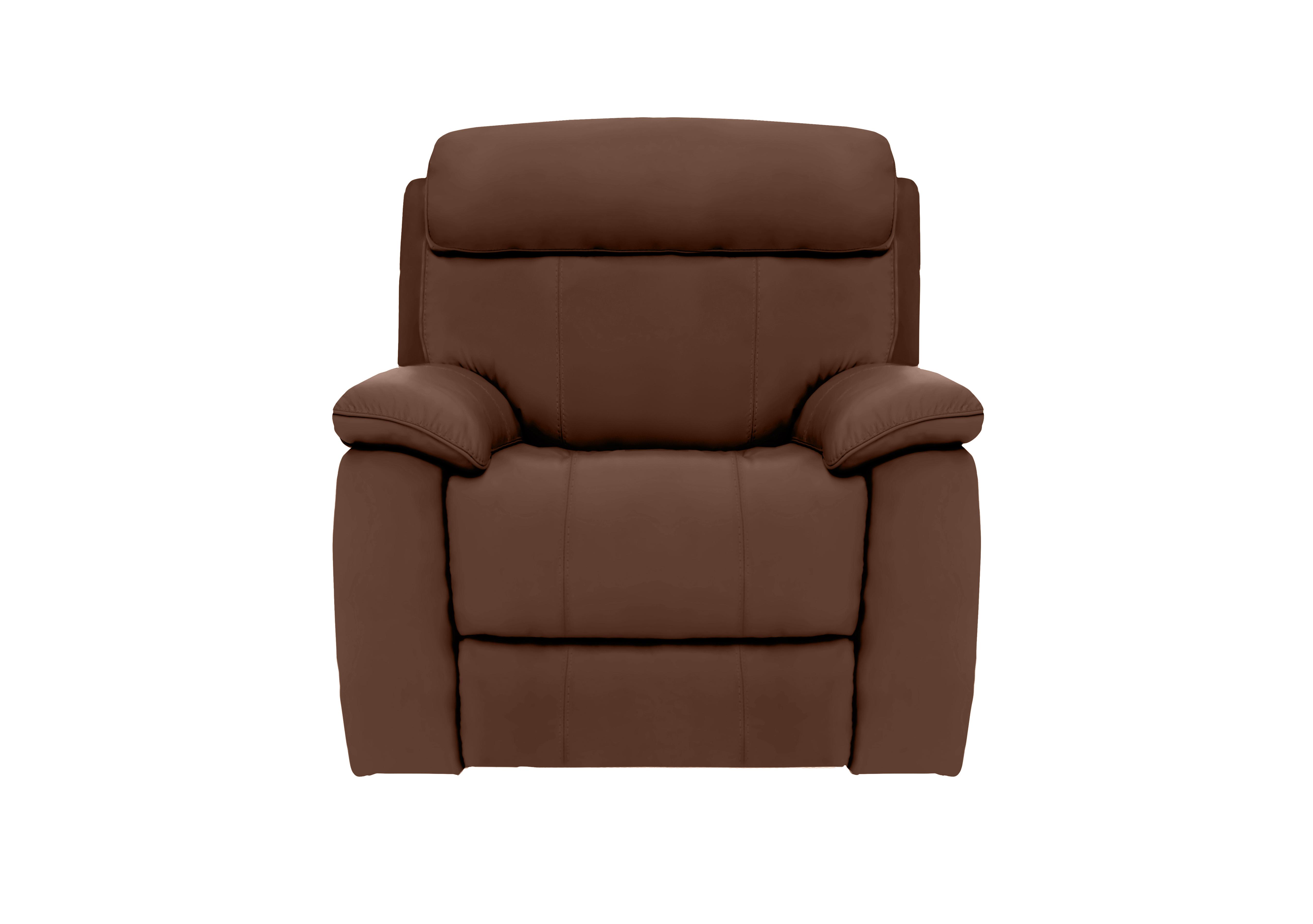Moreno Leather Armchair in Ca-701e Tobacco on Furniture Village