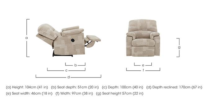 Chloe Fabric Armchair in  on Furniture Village