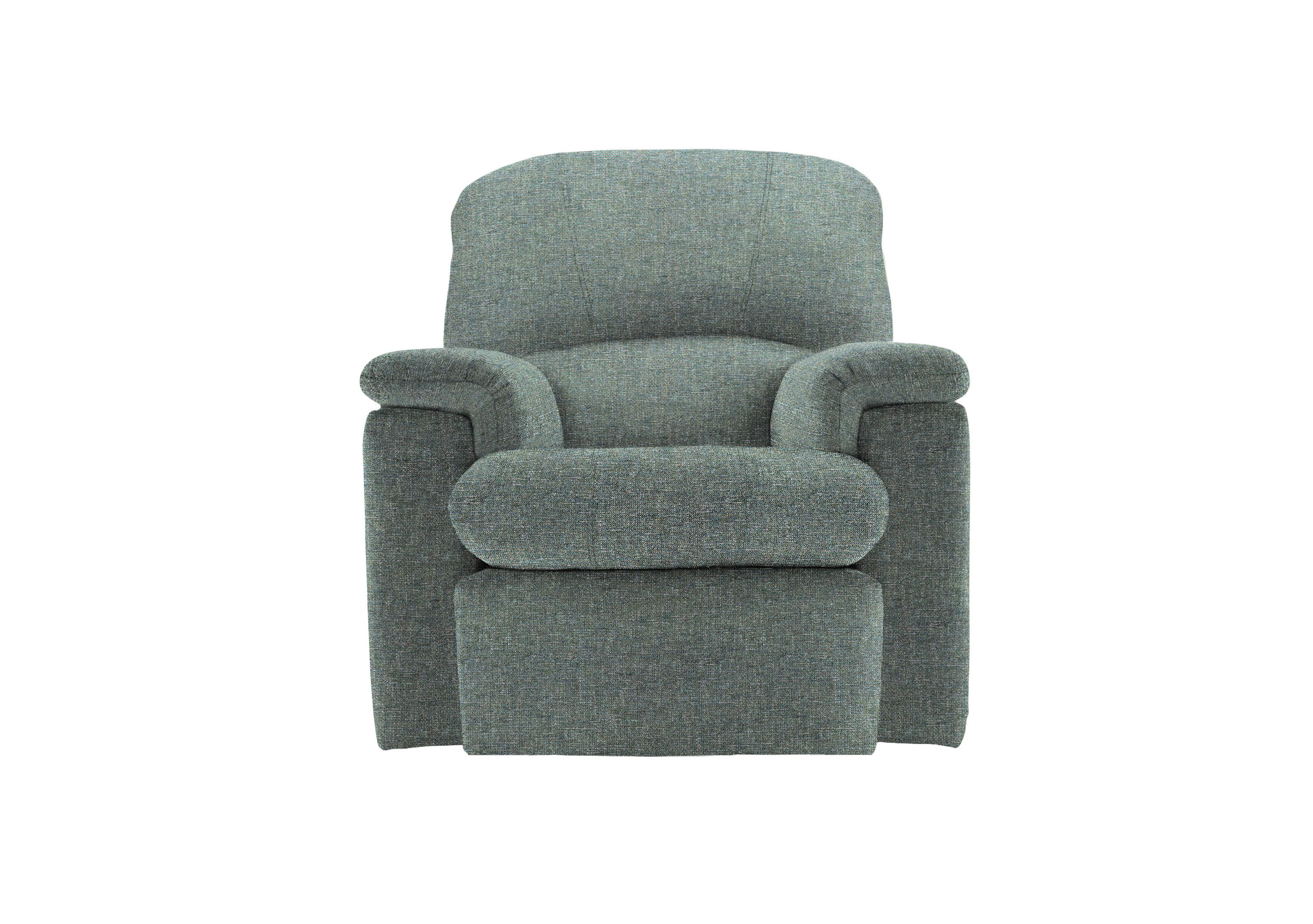 Chloe Fabric Armchair in A020 Dapple Kingfisher on Furniture Village