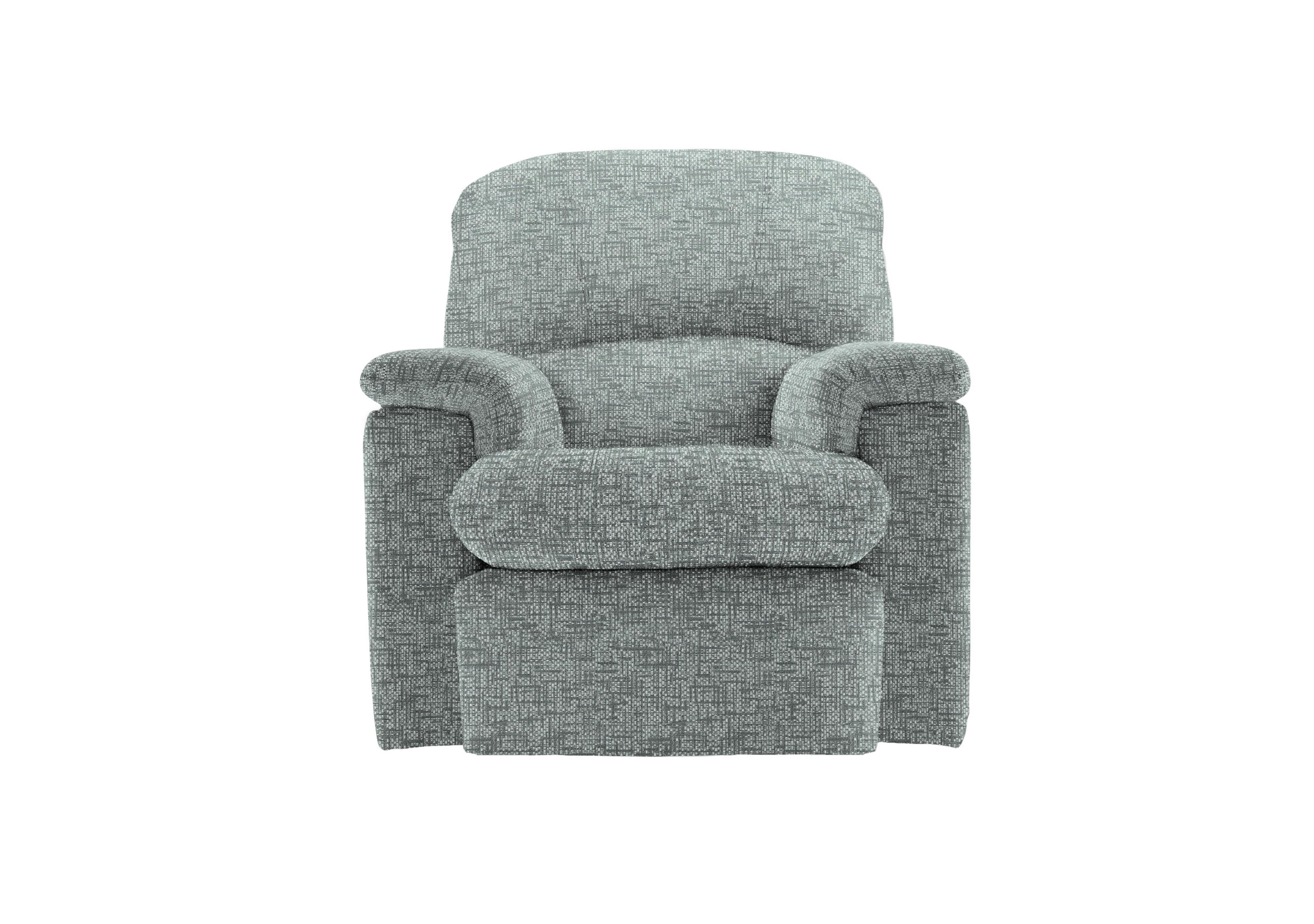 Chloe Fabric Armchair in B030 Remco Light Grey on Furniture Village