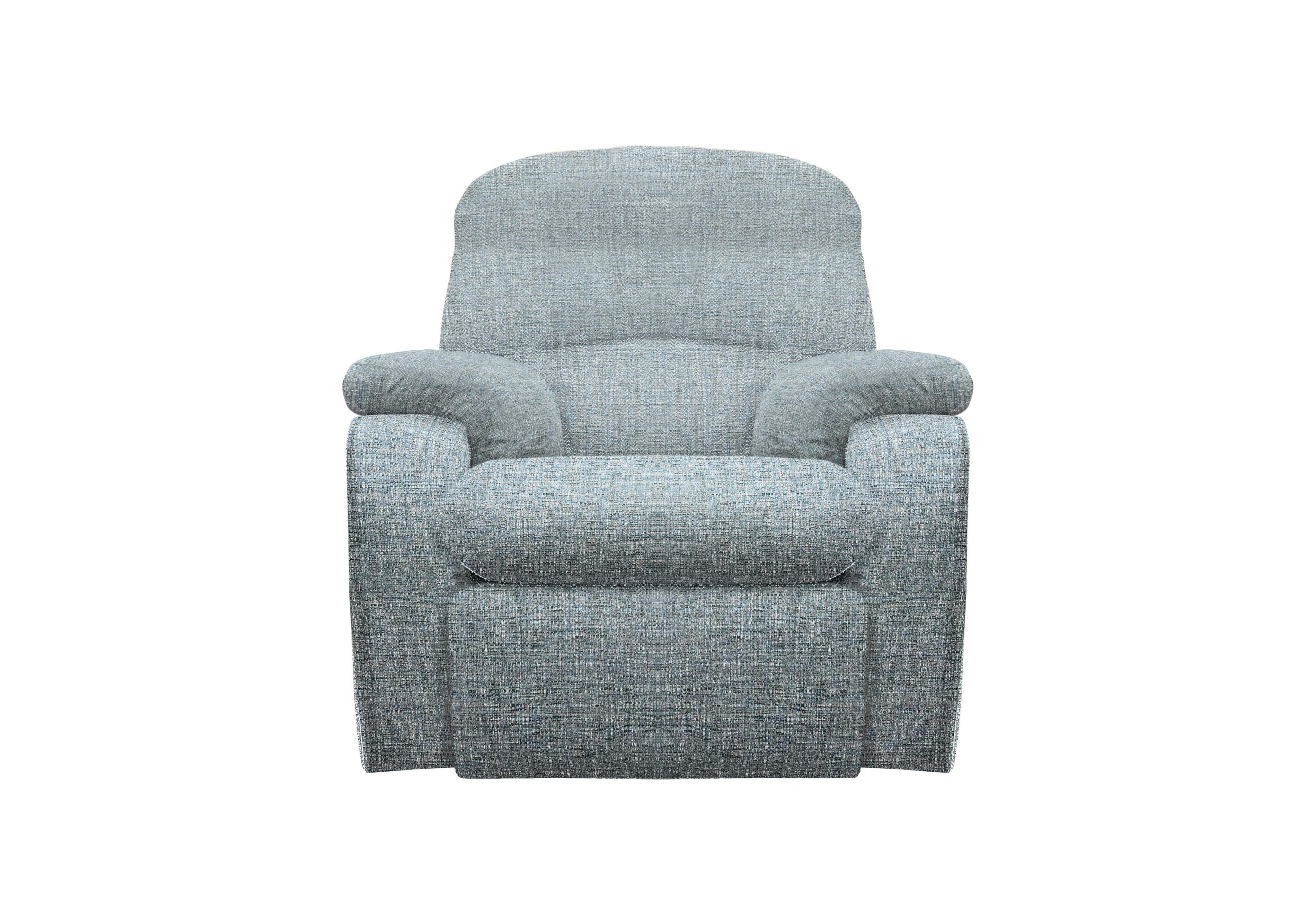 Chloe Fabric Armchair in B974 Arola Sky on Furniture Village