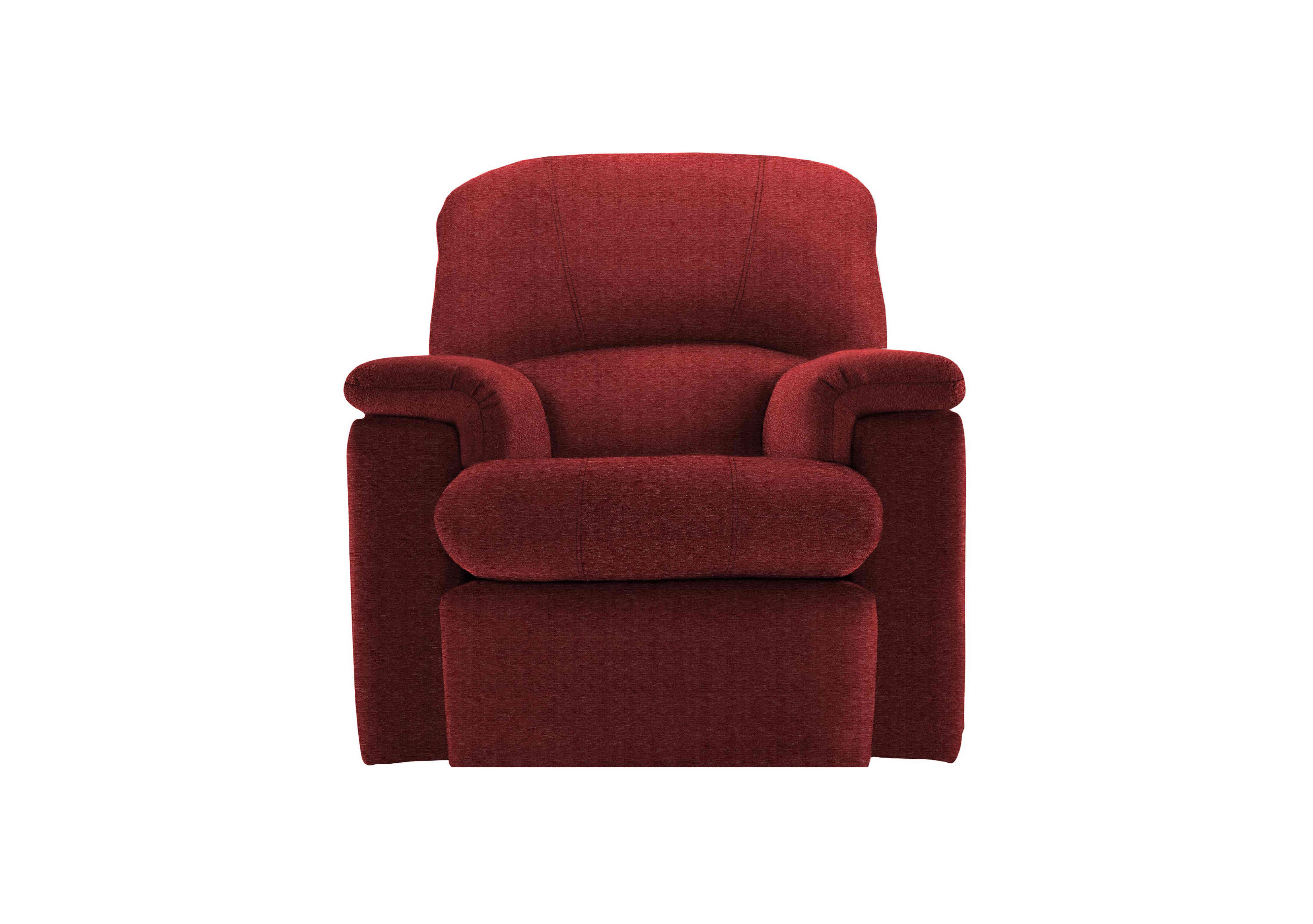 Chloe Fabric Armchair in C220 Destiny Ruby on Furniture Village