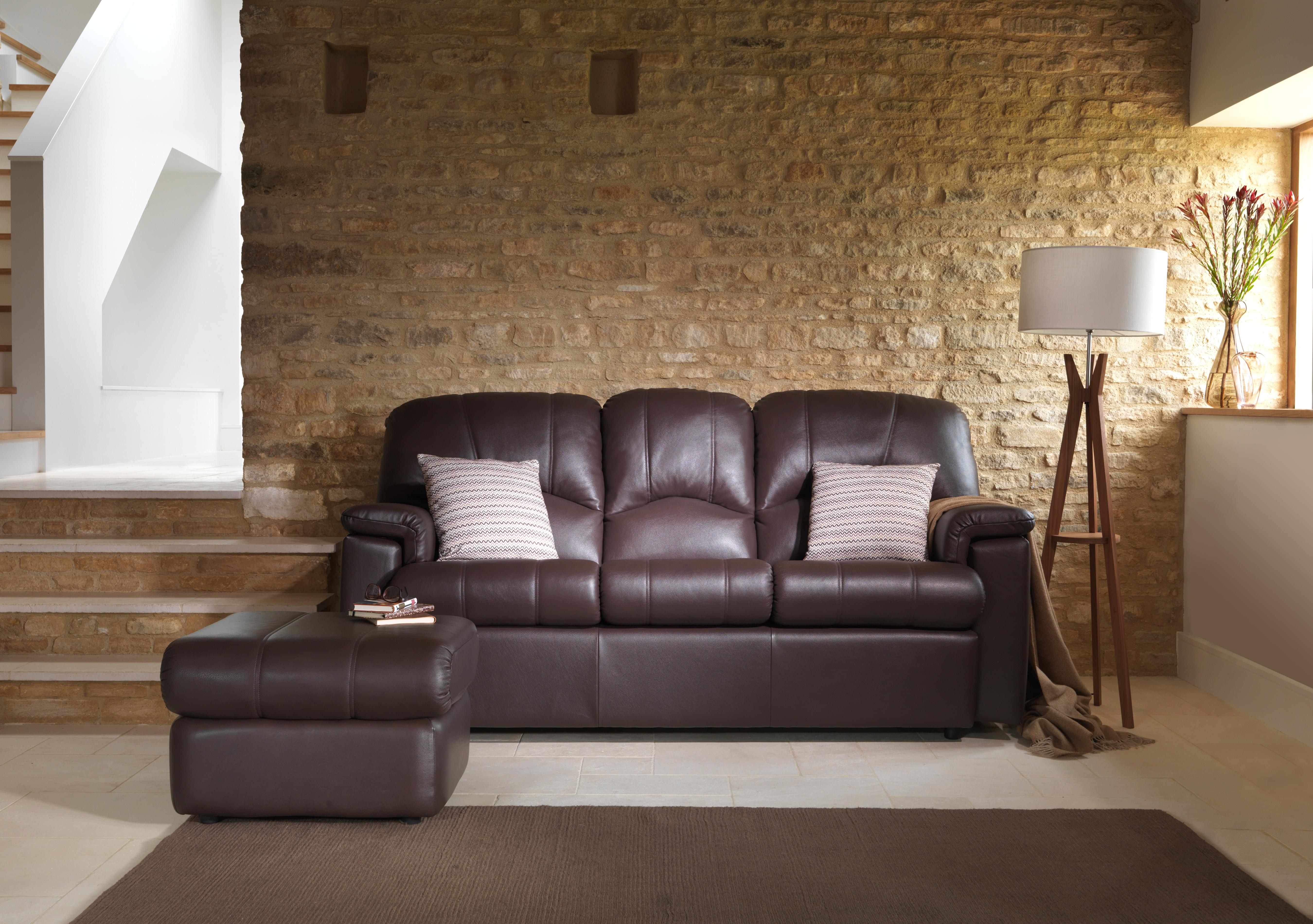 Chloe Leather Armchair in  on Furniture Village