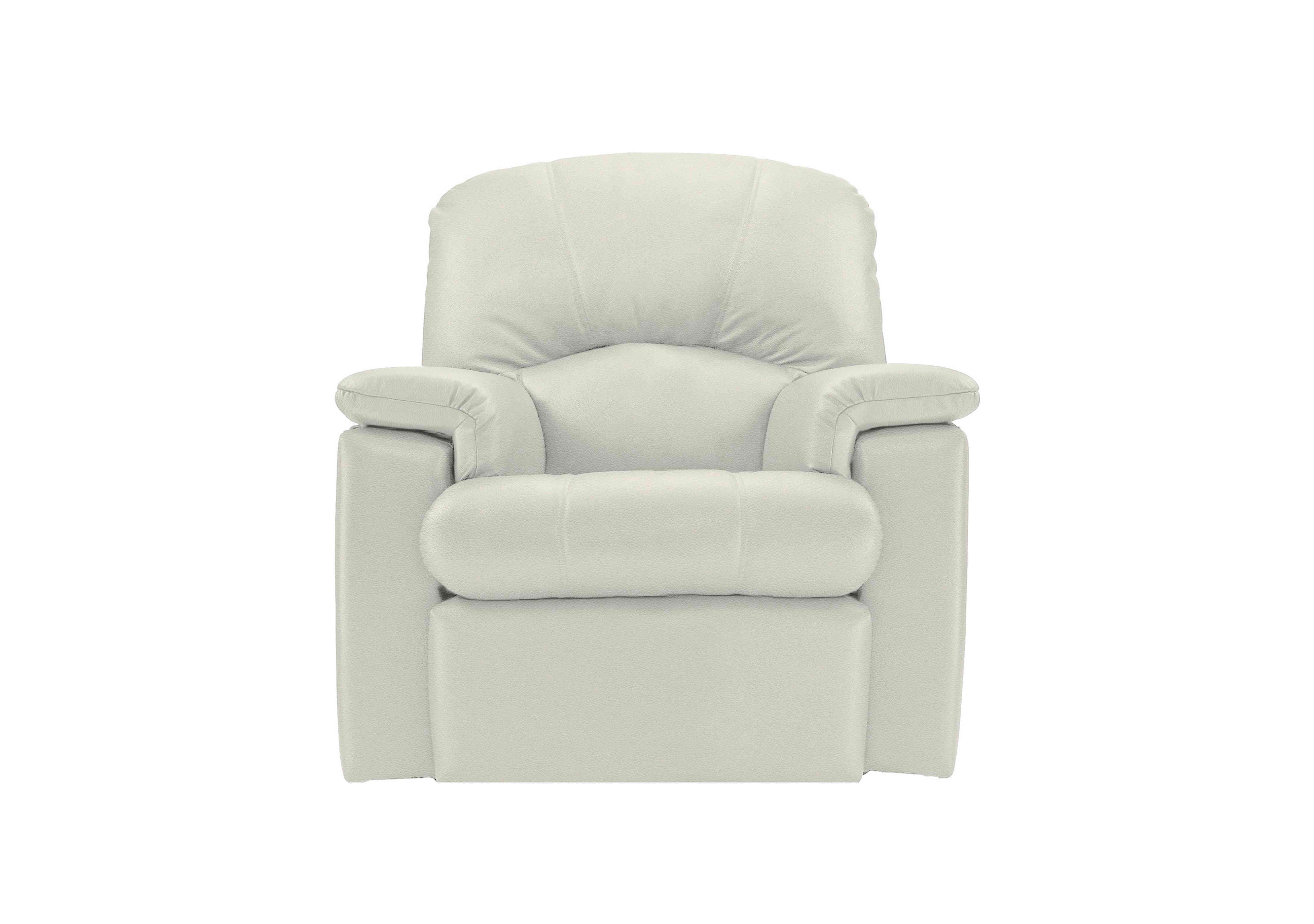 Chloe Leather Armchair in H005 Oxford Chalk on Furniture Village