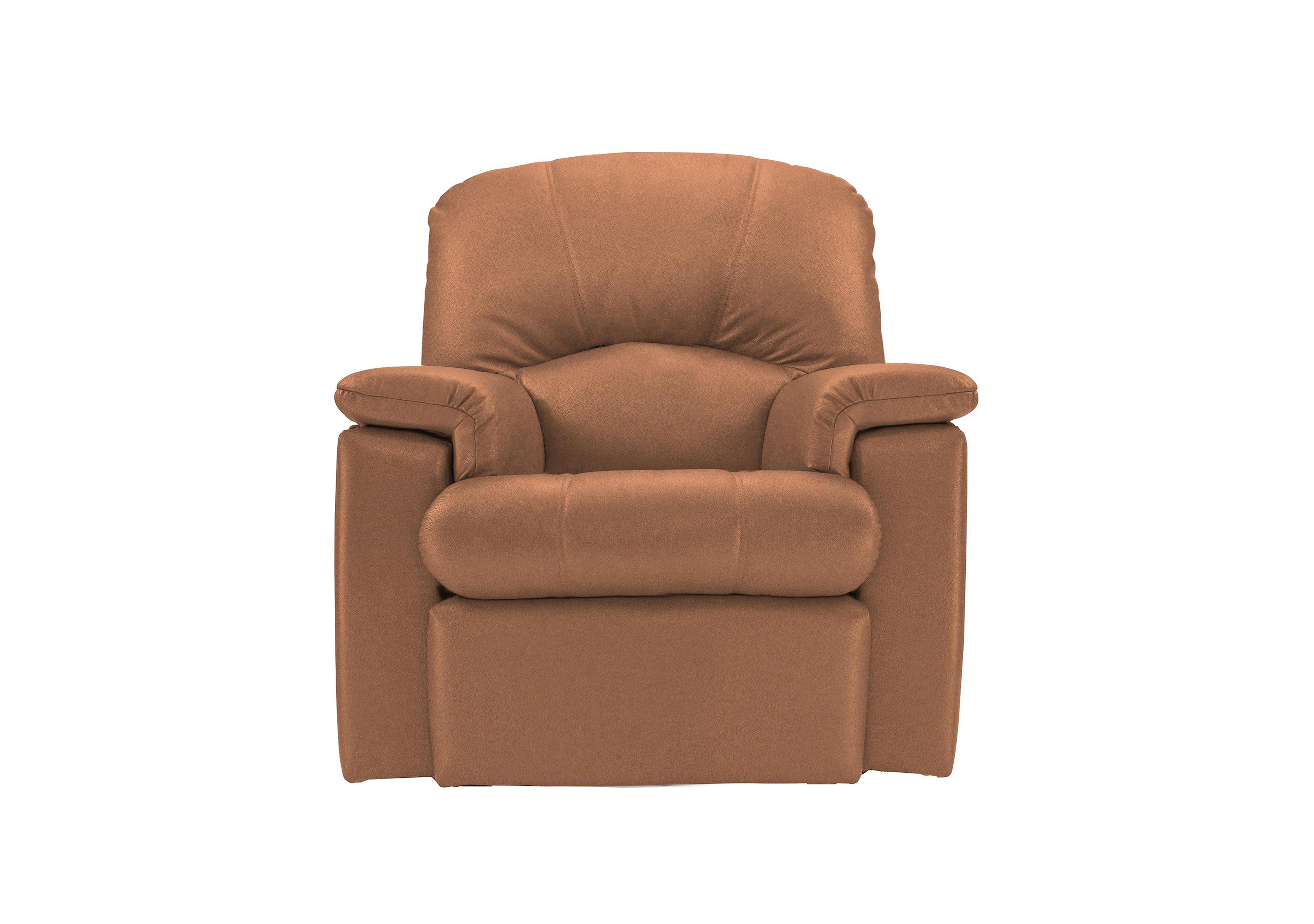 Chloe Leather Armchair in N001 Texas Tan on Furniture Village