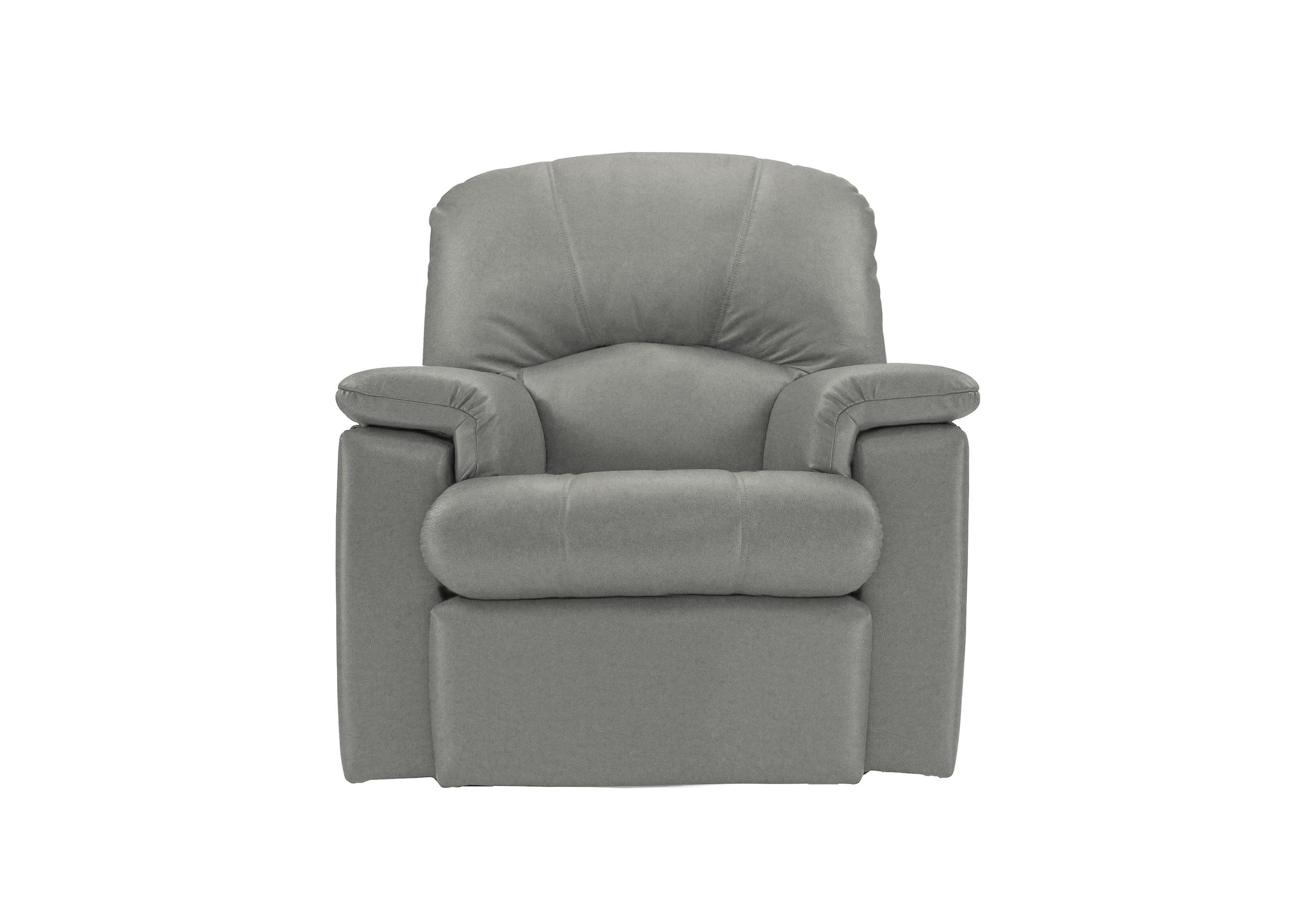 Chloe Leather Armchair in N002 Texas Charcoal on Furniture Village
