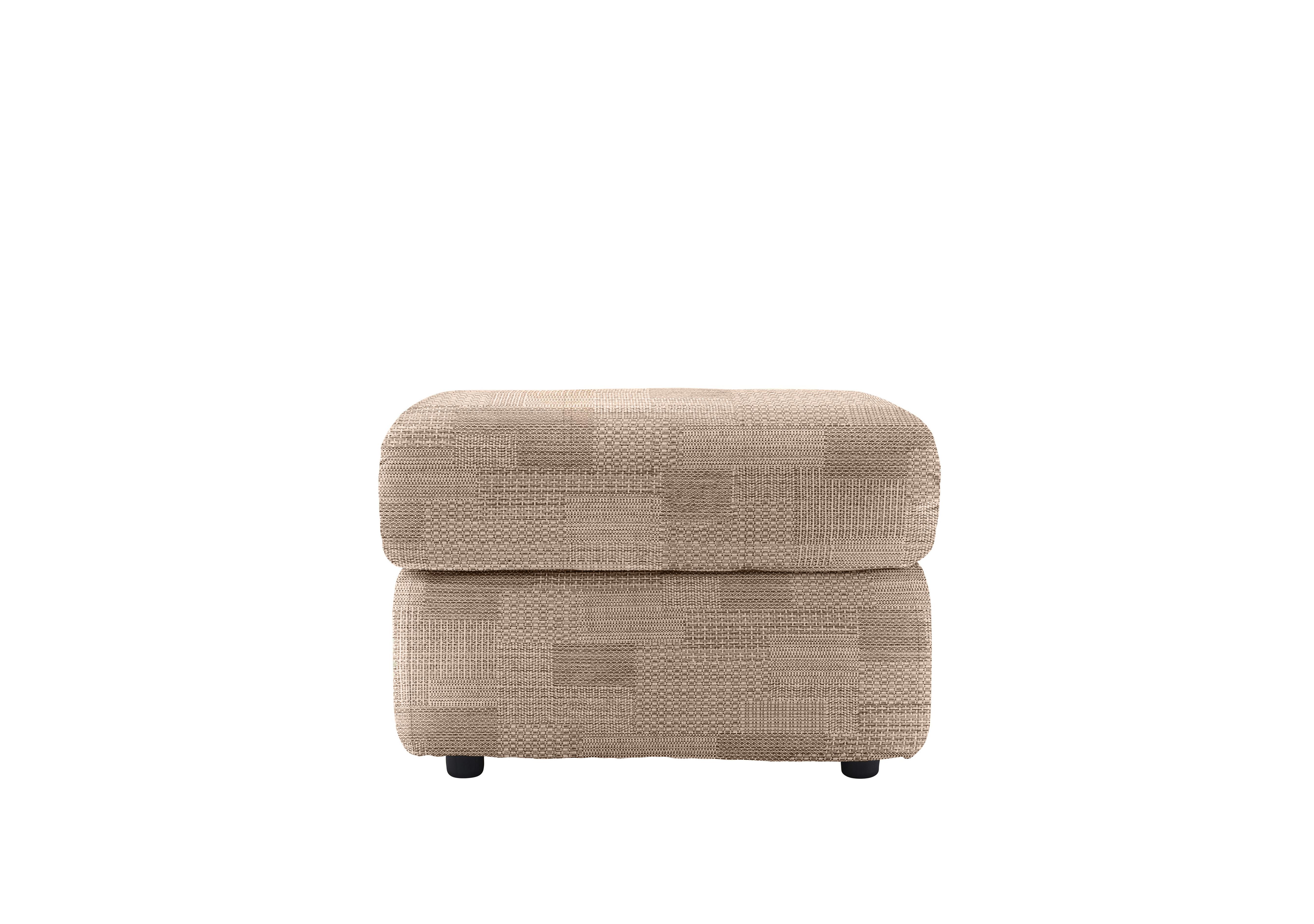 Chloe Fabric Footstool in A800 Faro Sand on Furniture Village