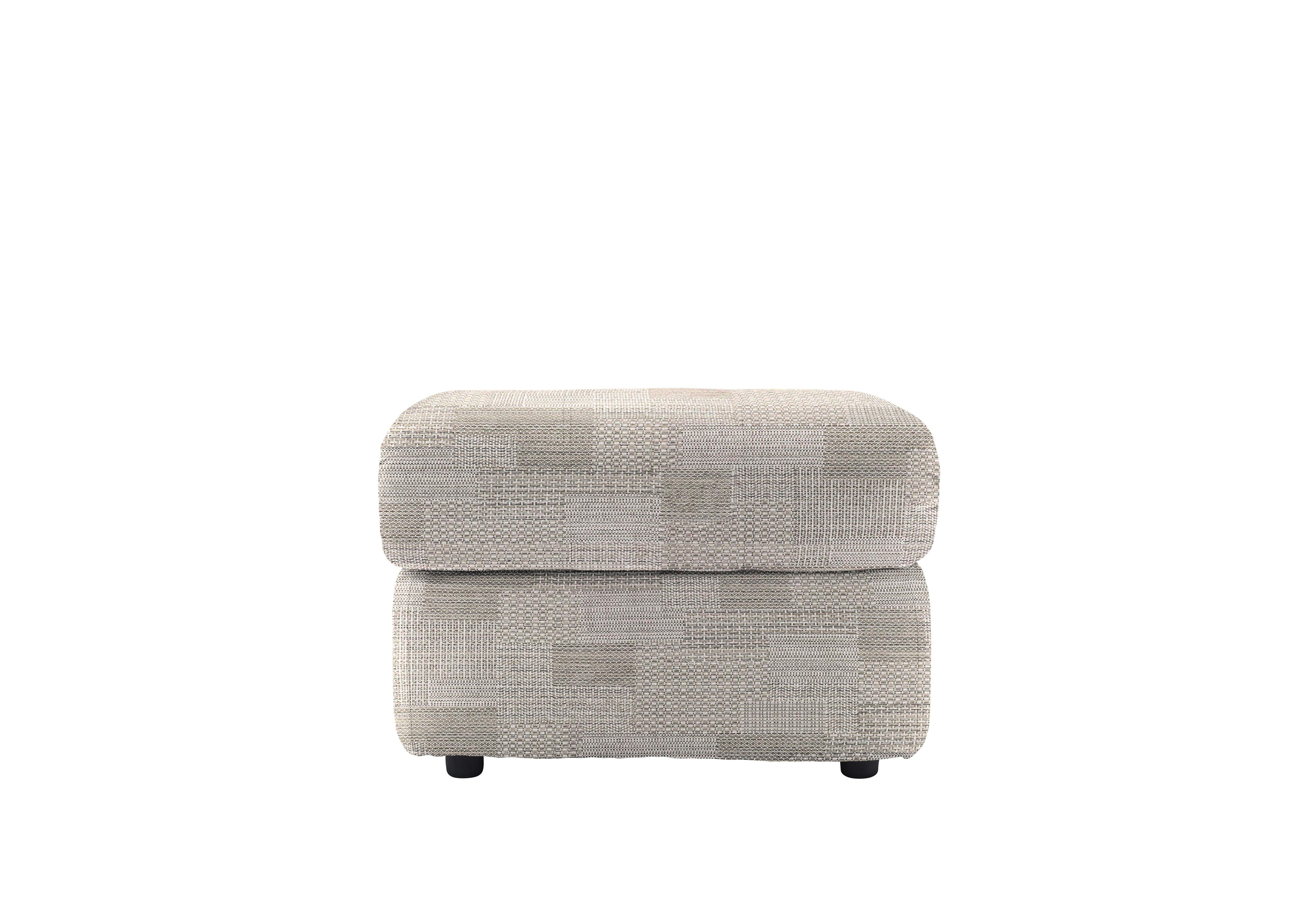 Chloe Fabric Footstool in A802 Faro Sky on Furniture Village
