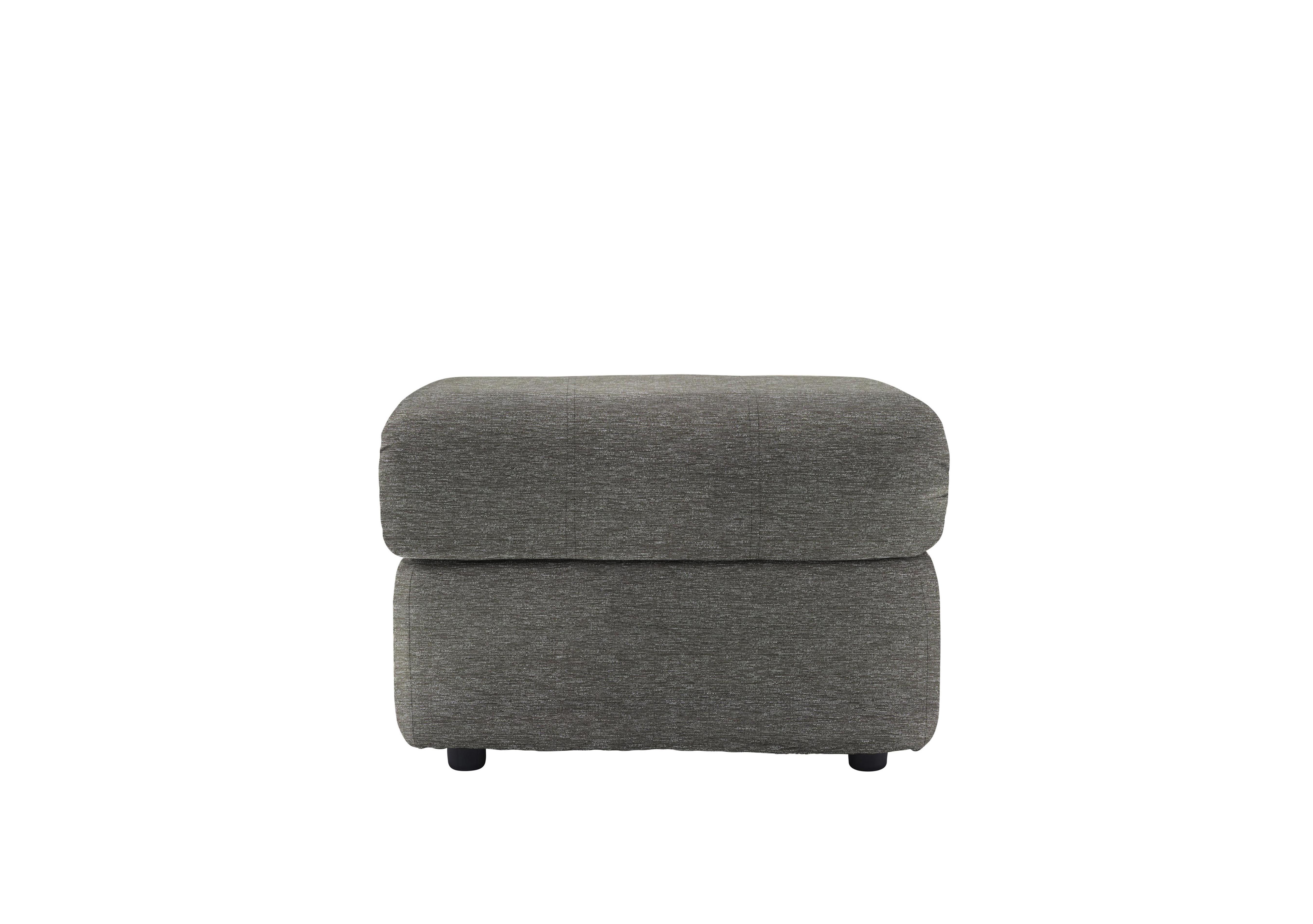 Chloe Fabric Footstool in B080 Mirage Slate on Furniture Village