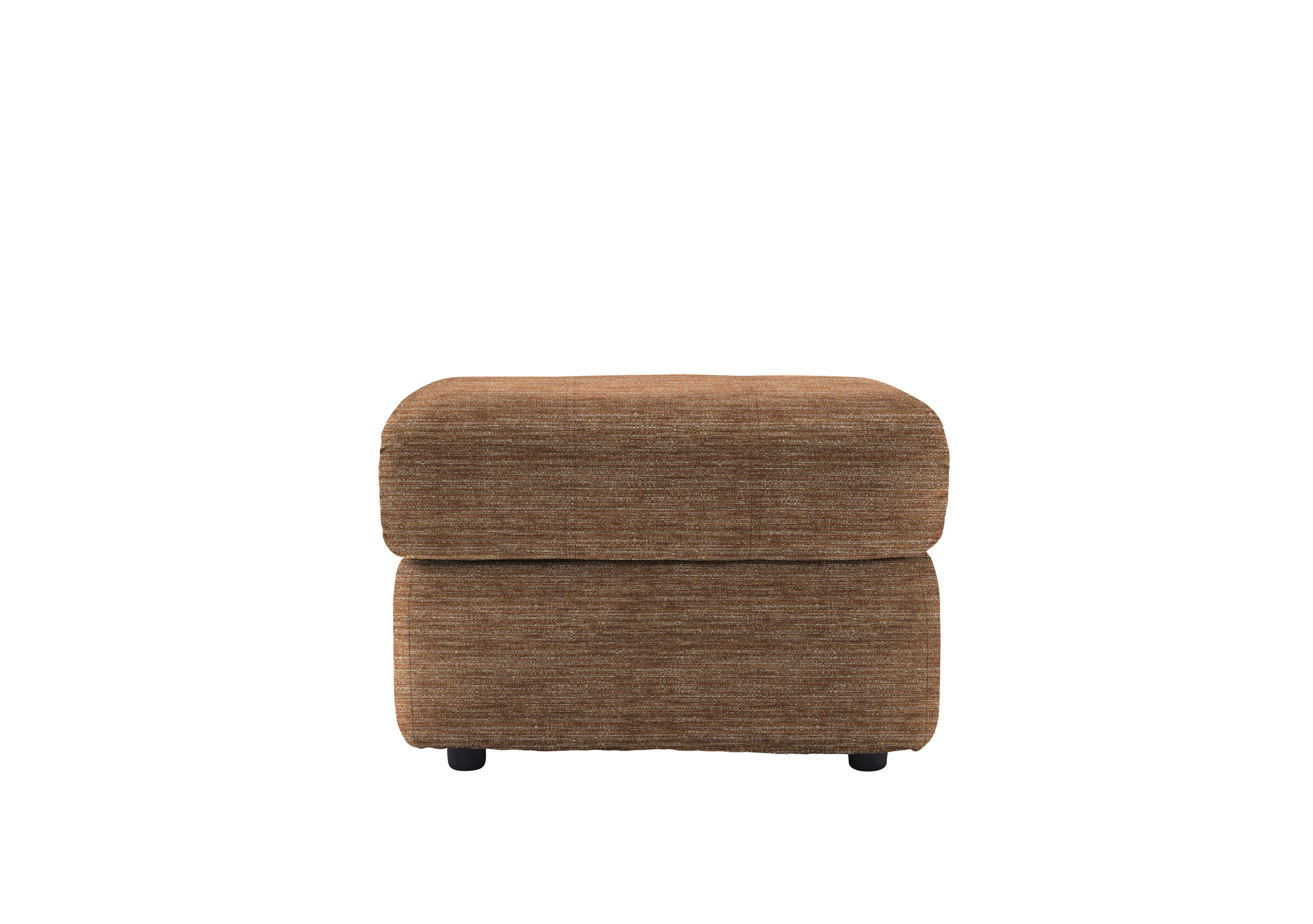 Chloe Fabric Footstool in B908 Victoria Ginger on Furniture Village