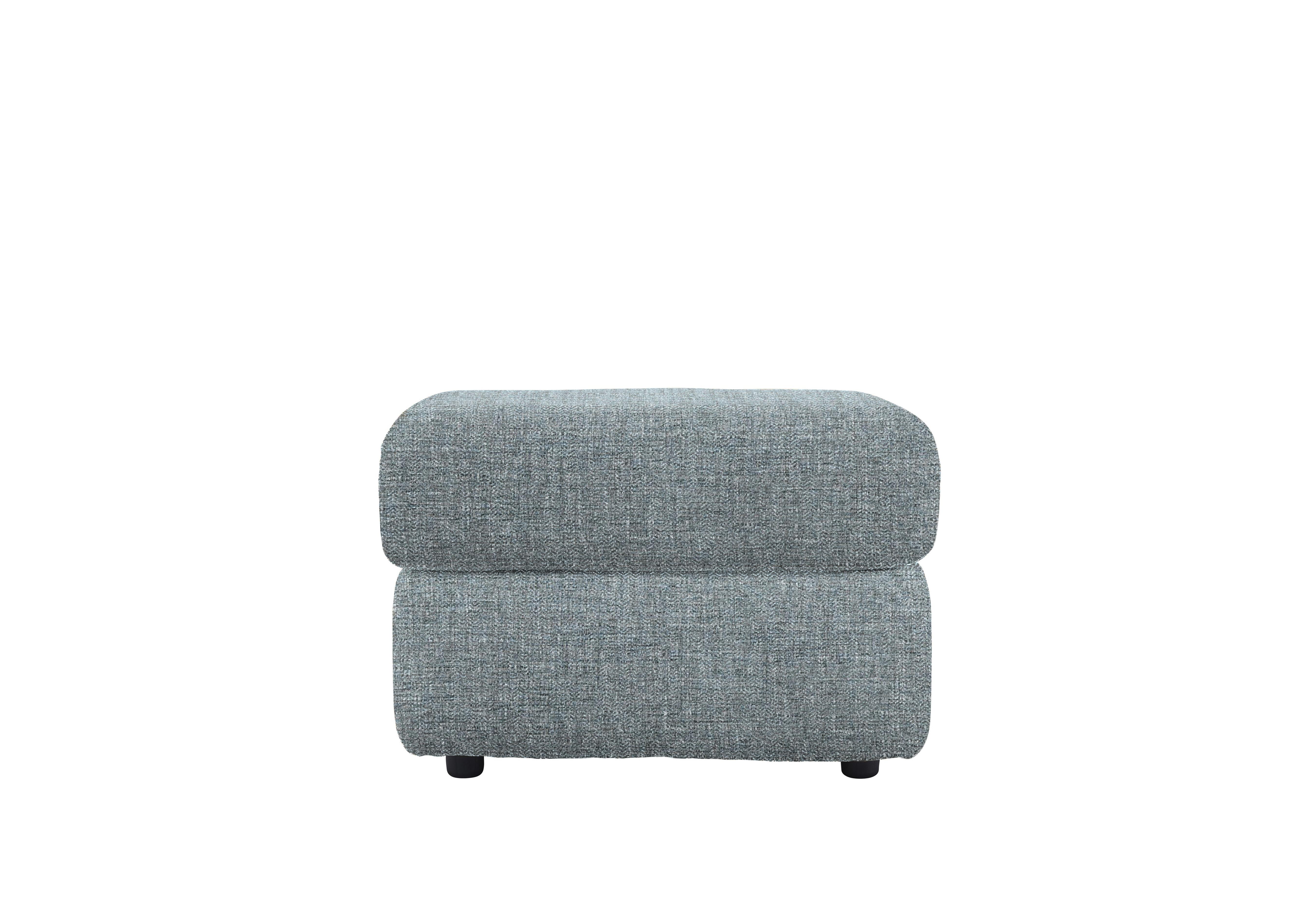 Chloe Fabric Footstool in B974 Arola Sky on Furniture Village