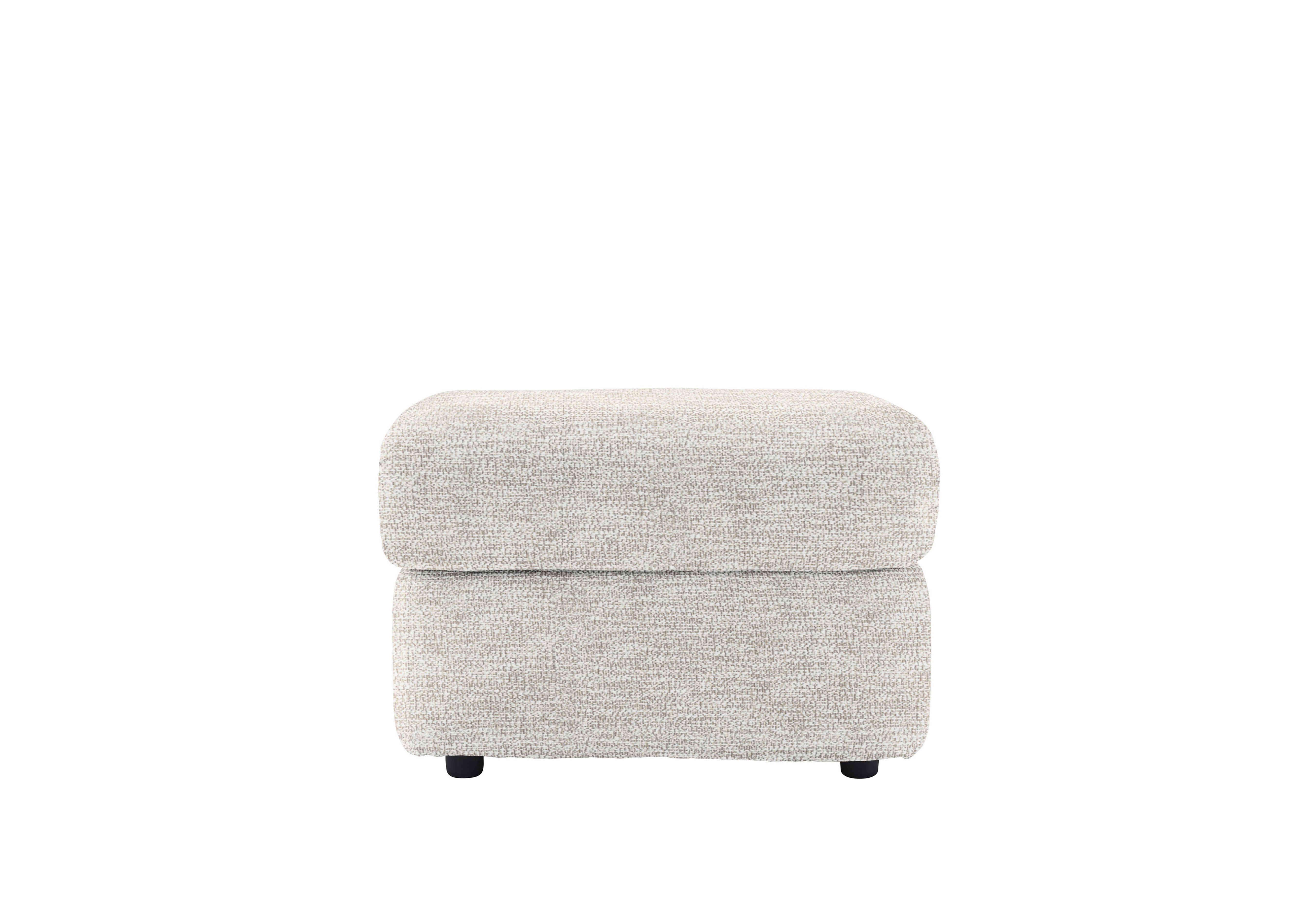 Chloe Fabric Footstool in C931 Rush Cream on Furniture Village