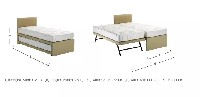 Hypnos trio guest bed sale discount