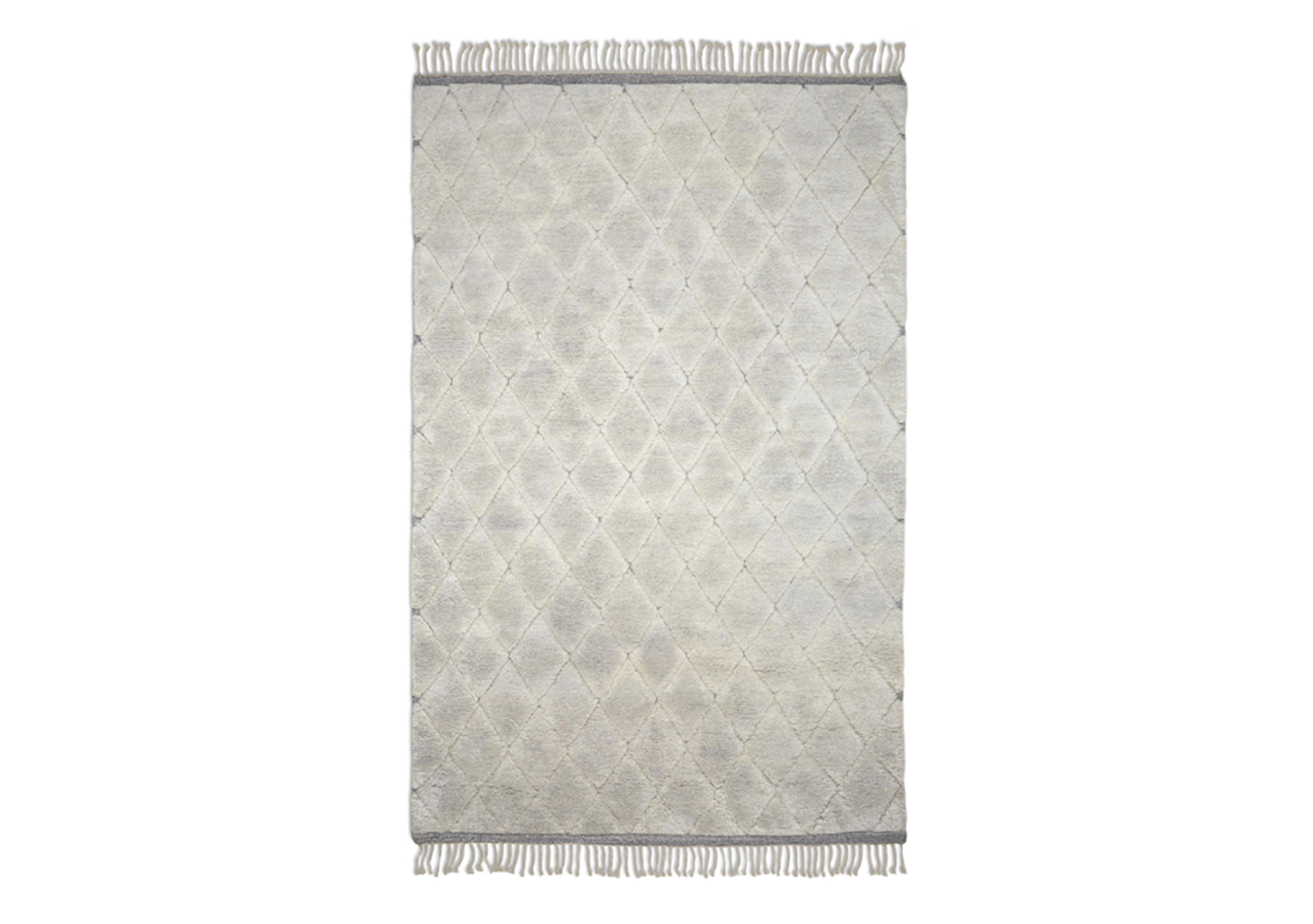 Diamond Rug in Cream on Furniture Village