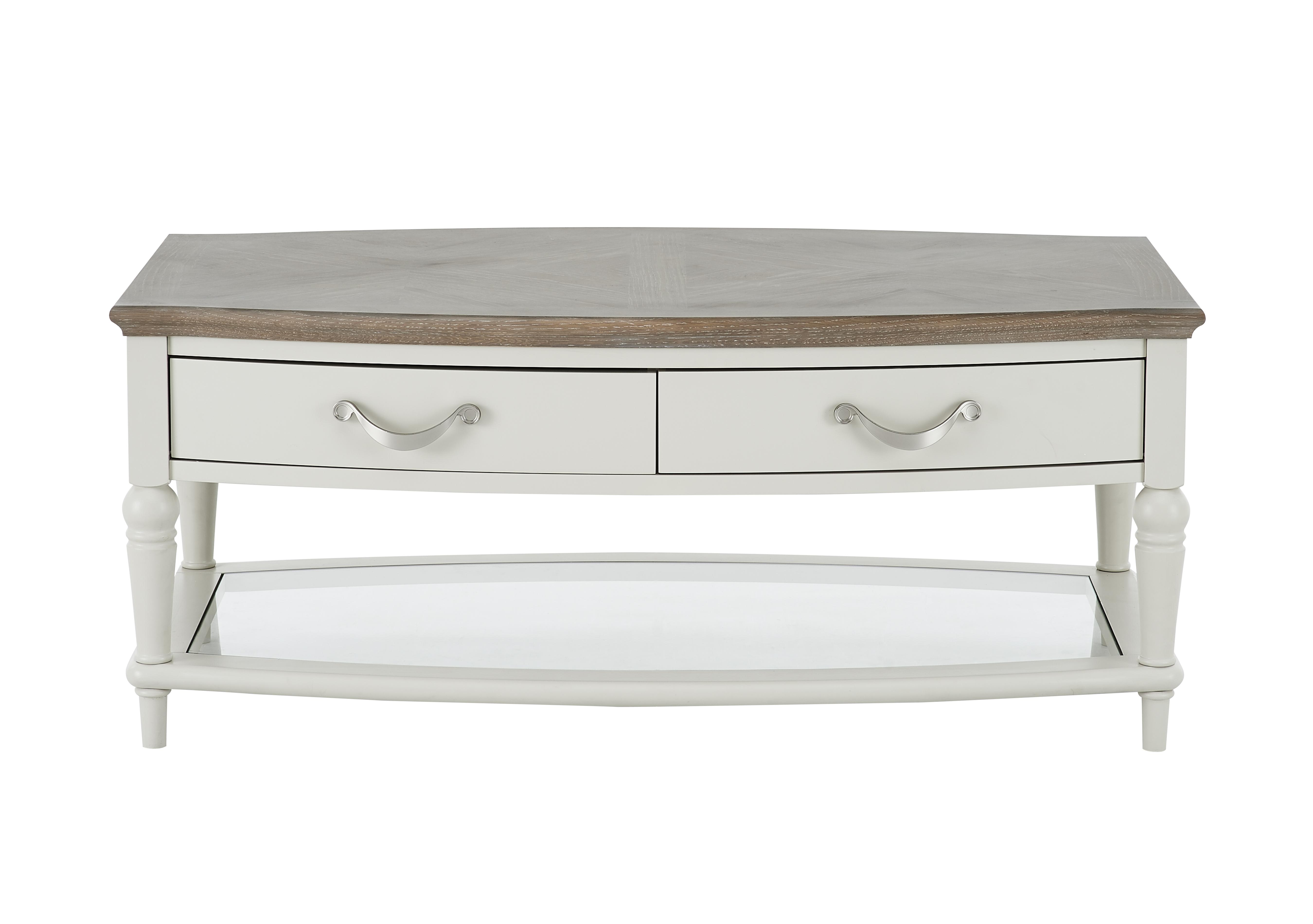 Annecy Coffee Table in Soft Grey Paint on Furniture Village