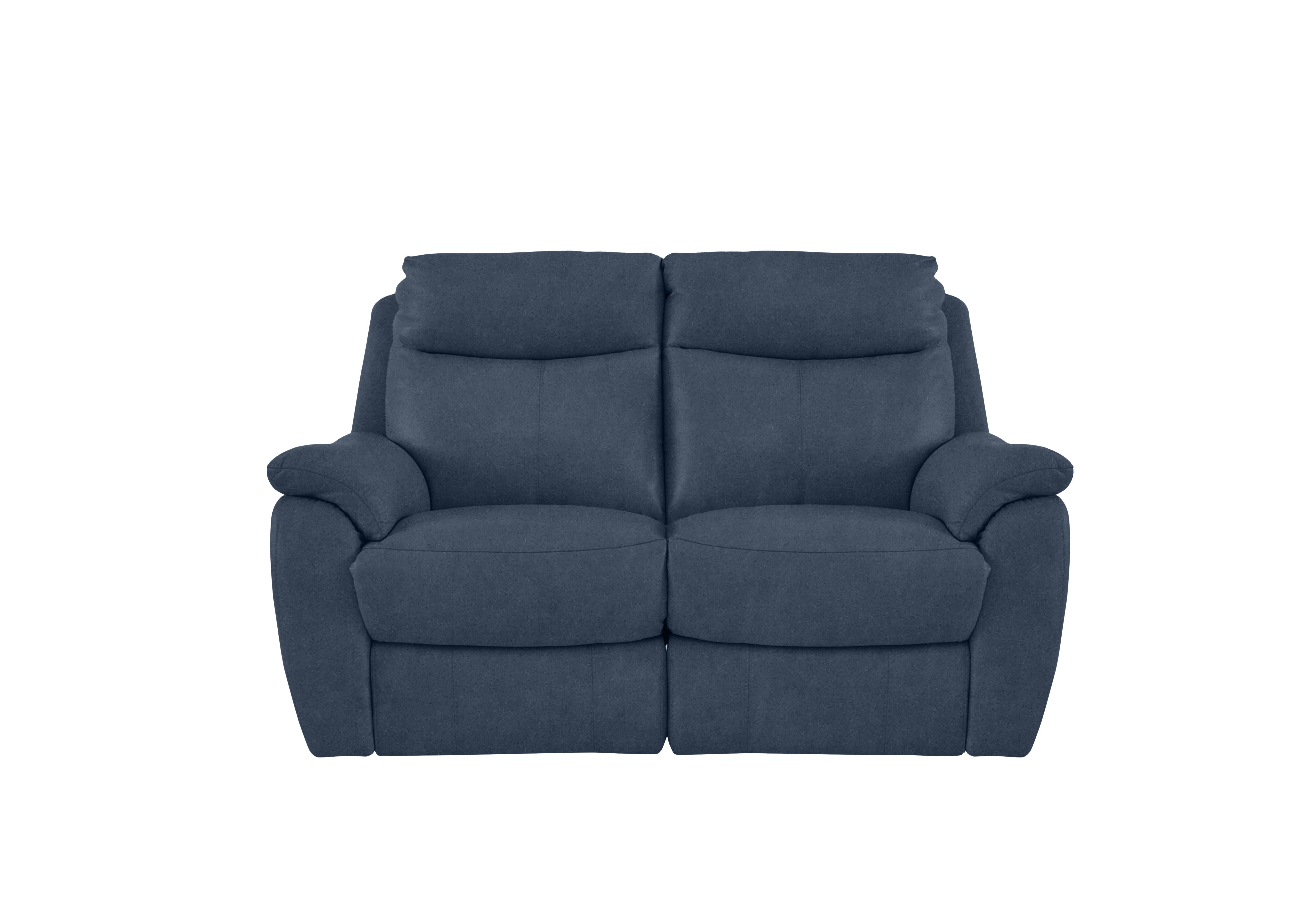 Snug 2 Seater Fabric Sofa in Bfa-Blj-R10 Blue on Furniture Village
