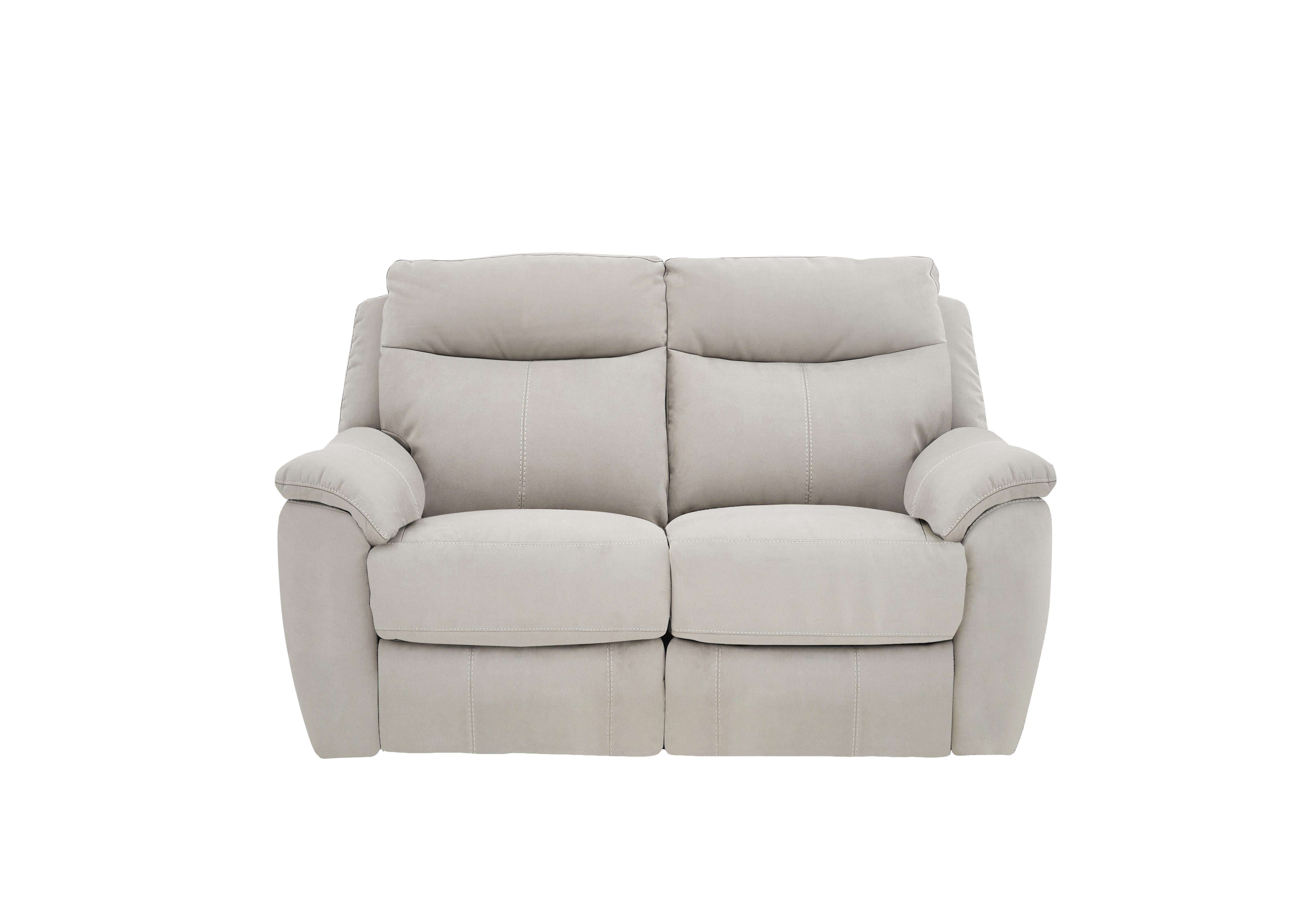 Snug 2 Seater Fabric Sofa in Bfa-Blj-R946 Silver on Furniture Village