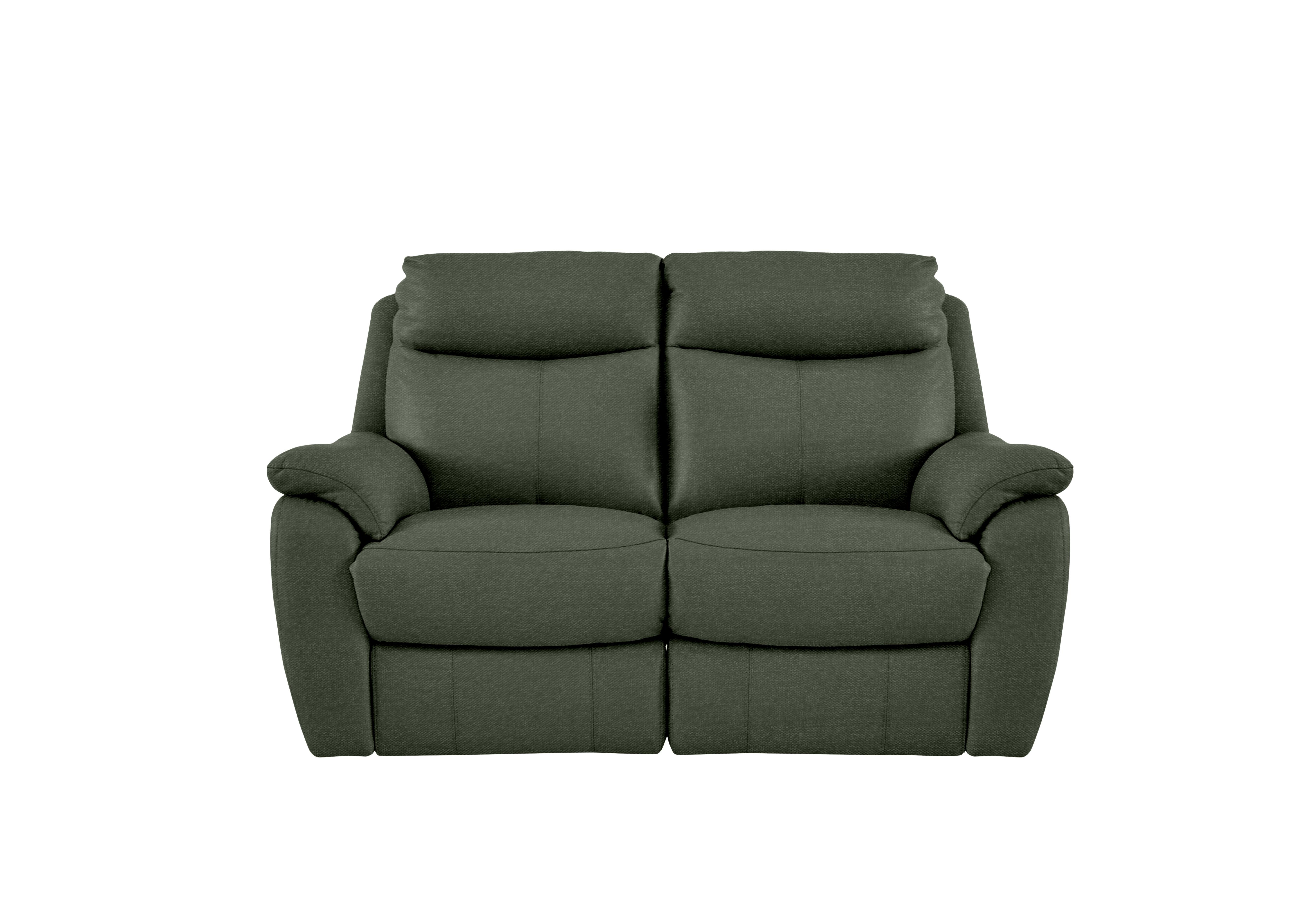 Snug 2 Seater Fabric Sofa in Fab-Ska-R48 Moss Green on Furniture Village