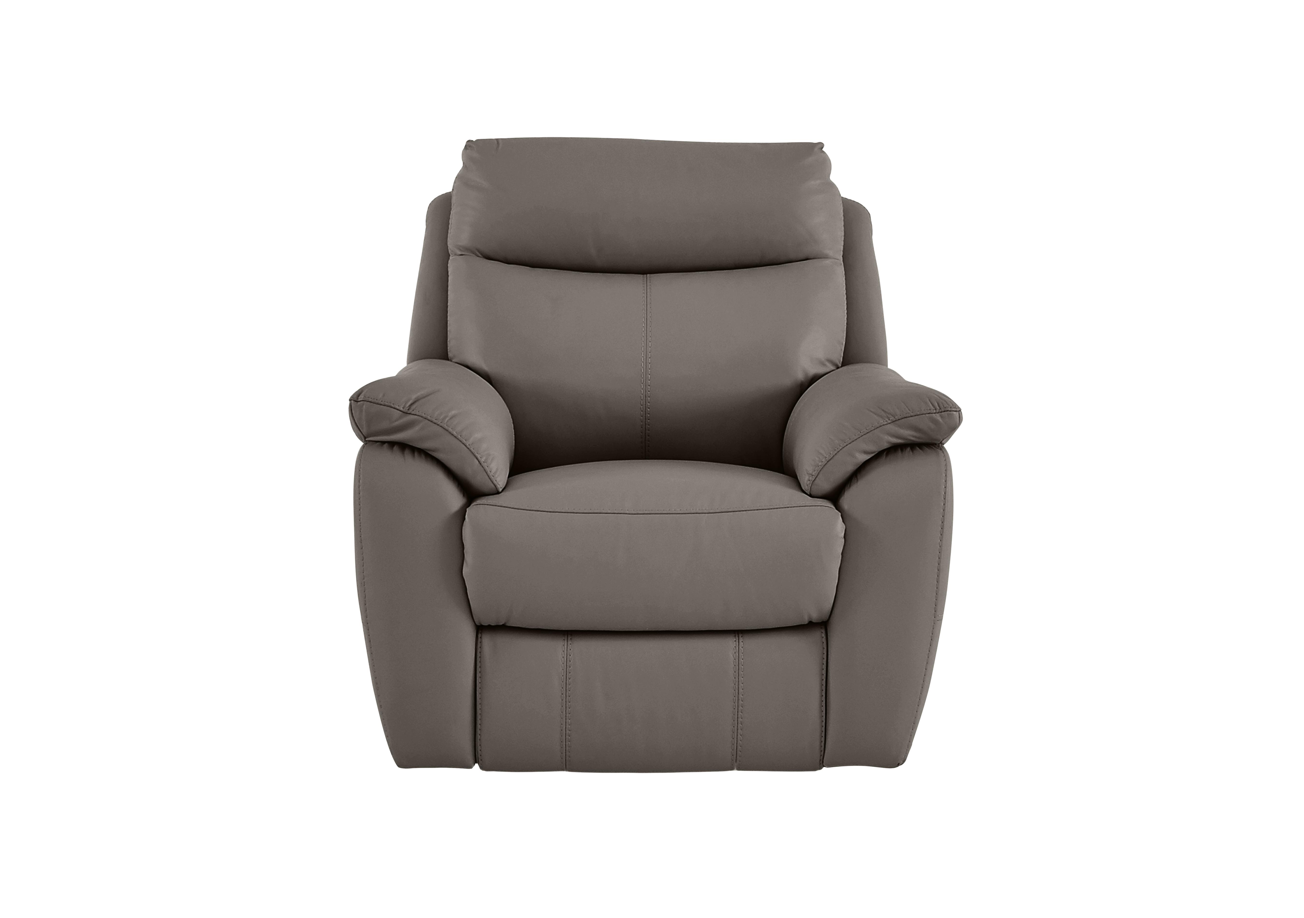 Snug Leather Armchair in Bv-042e Elephant on Furniture Village