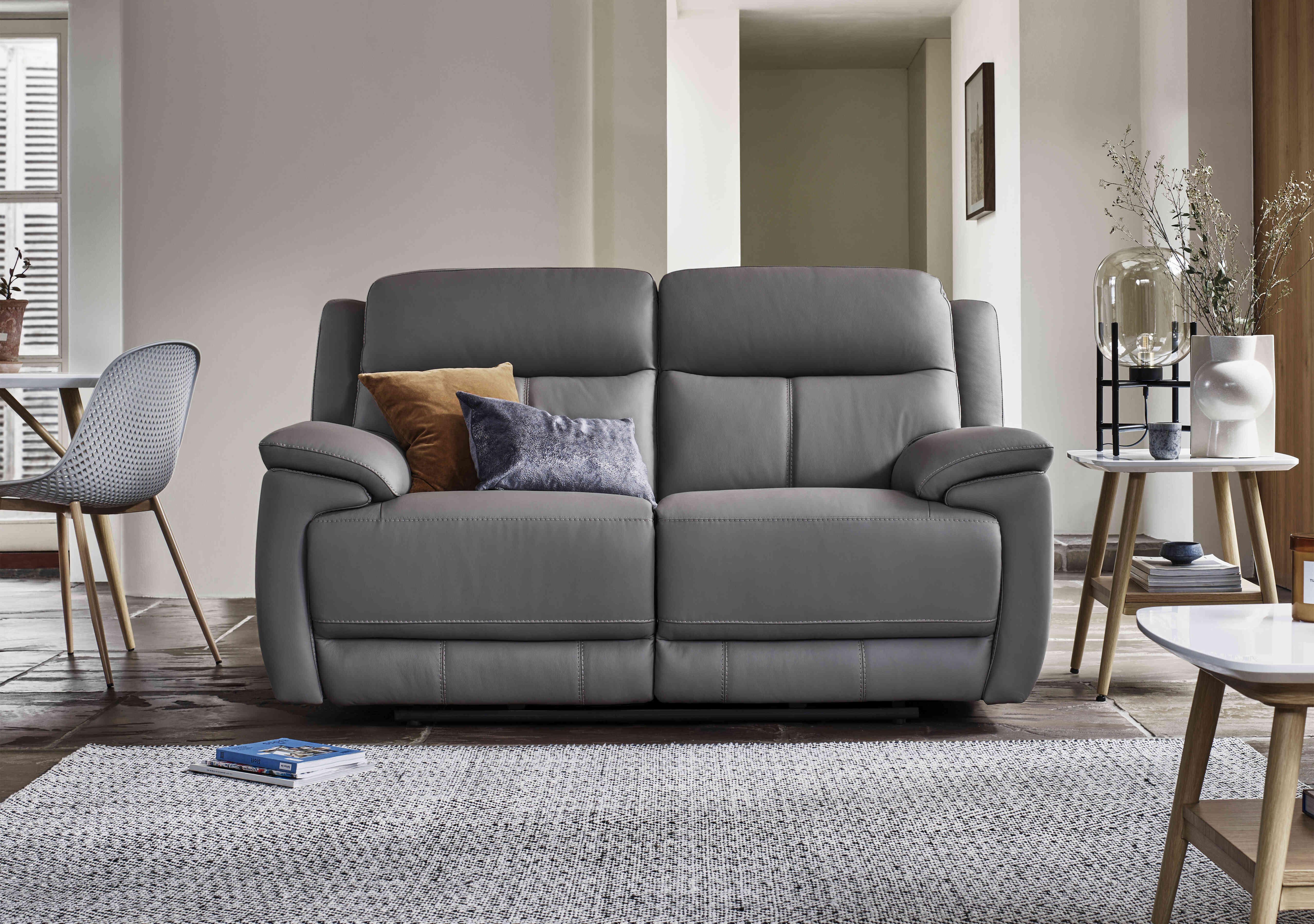 Touch 2 Seater Leather Sofa in  on Furniture Village