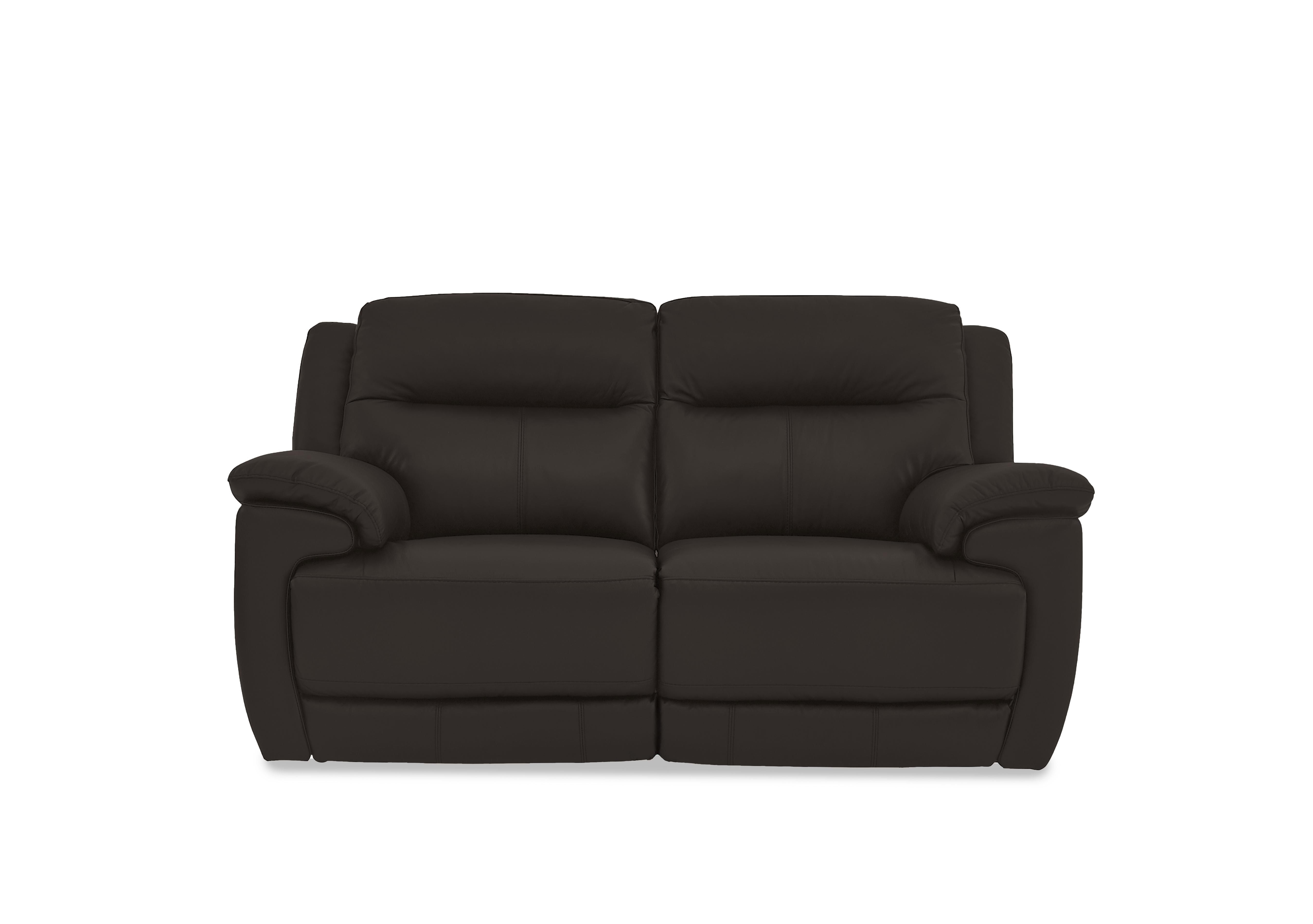 Touch 2 Seater Leather Sofa in Bv-1748 Dark Chocolate on Furniture Village
