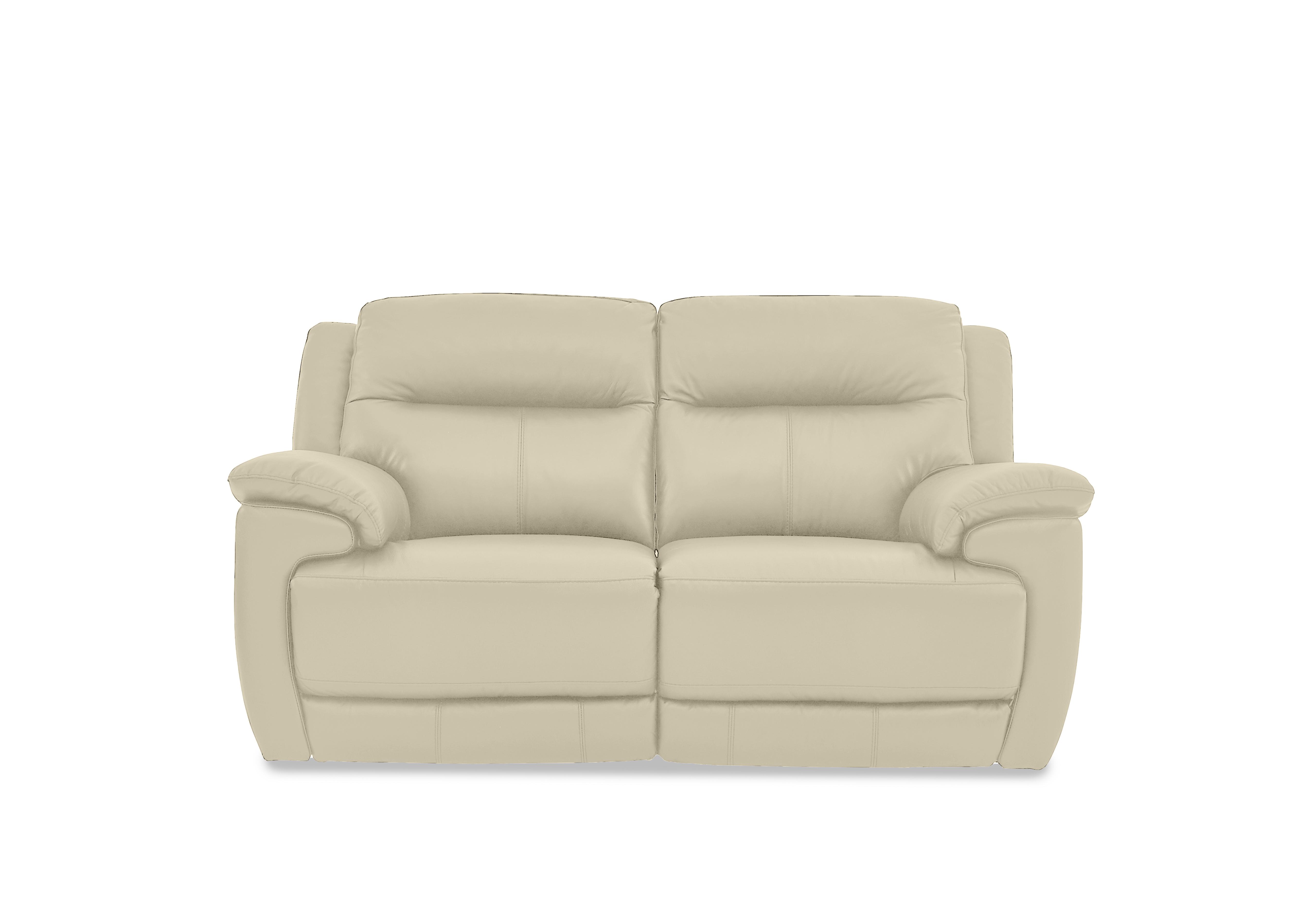 Touch 2 Seater Leather Sofa in Bv-862c Bisque on Furniture Village