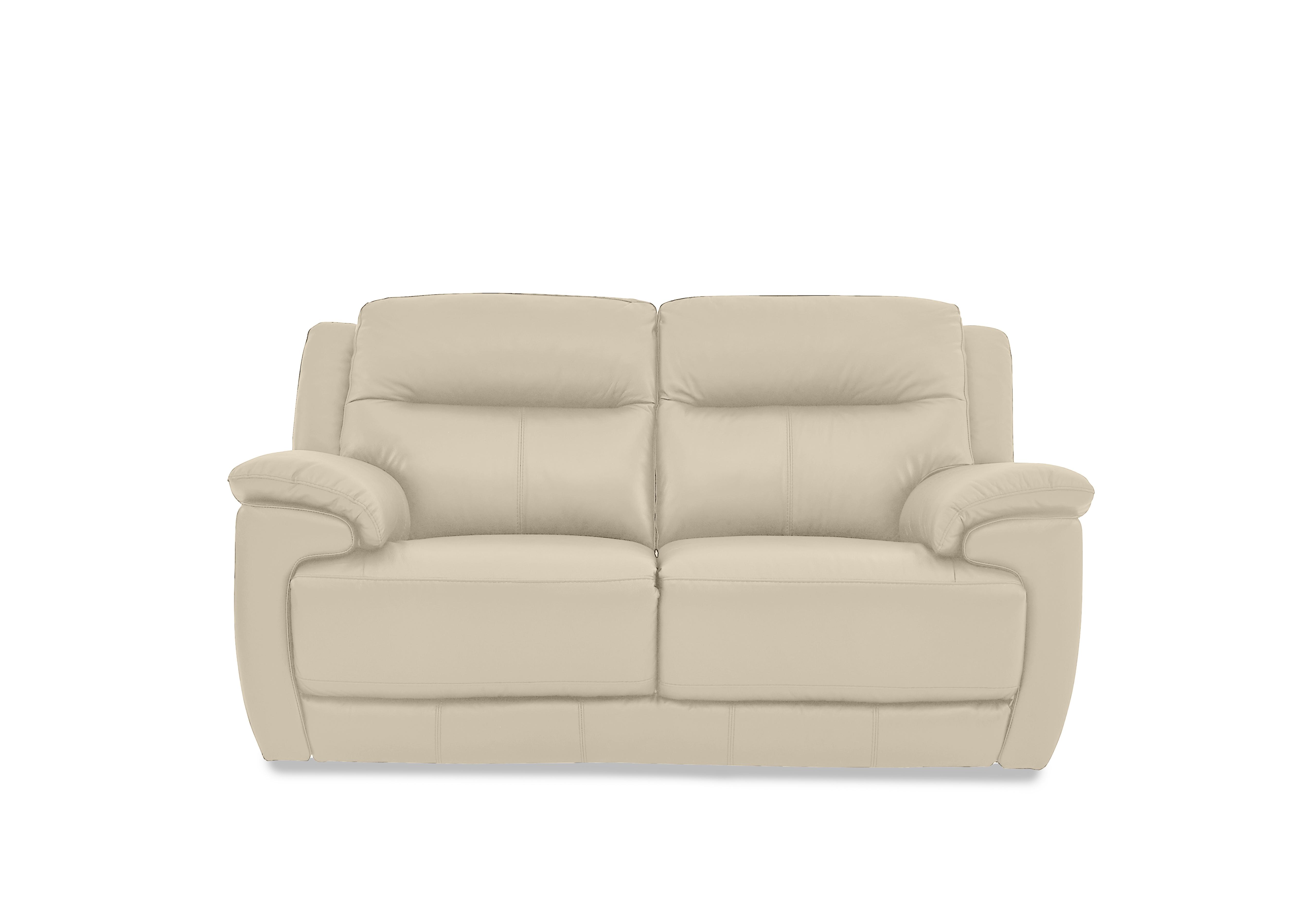 Touch 2 Seater Leather Sofa in Nc-862c Bisque on Furniture Village