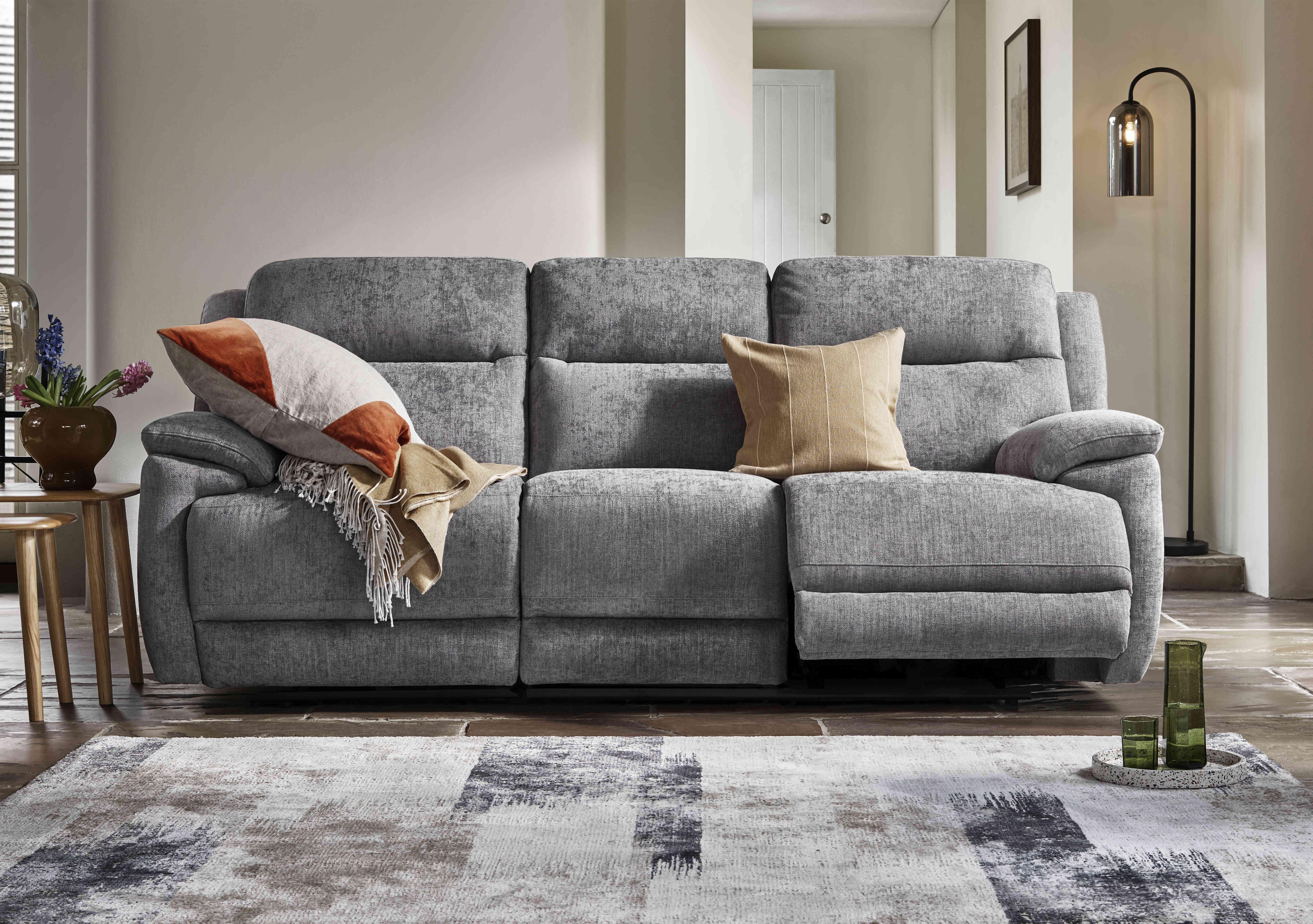 Touch 3 Seater Heavy Duty Fabric Sofa in  on Furniture Village