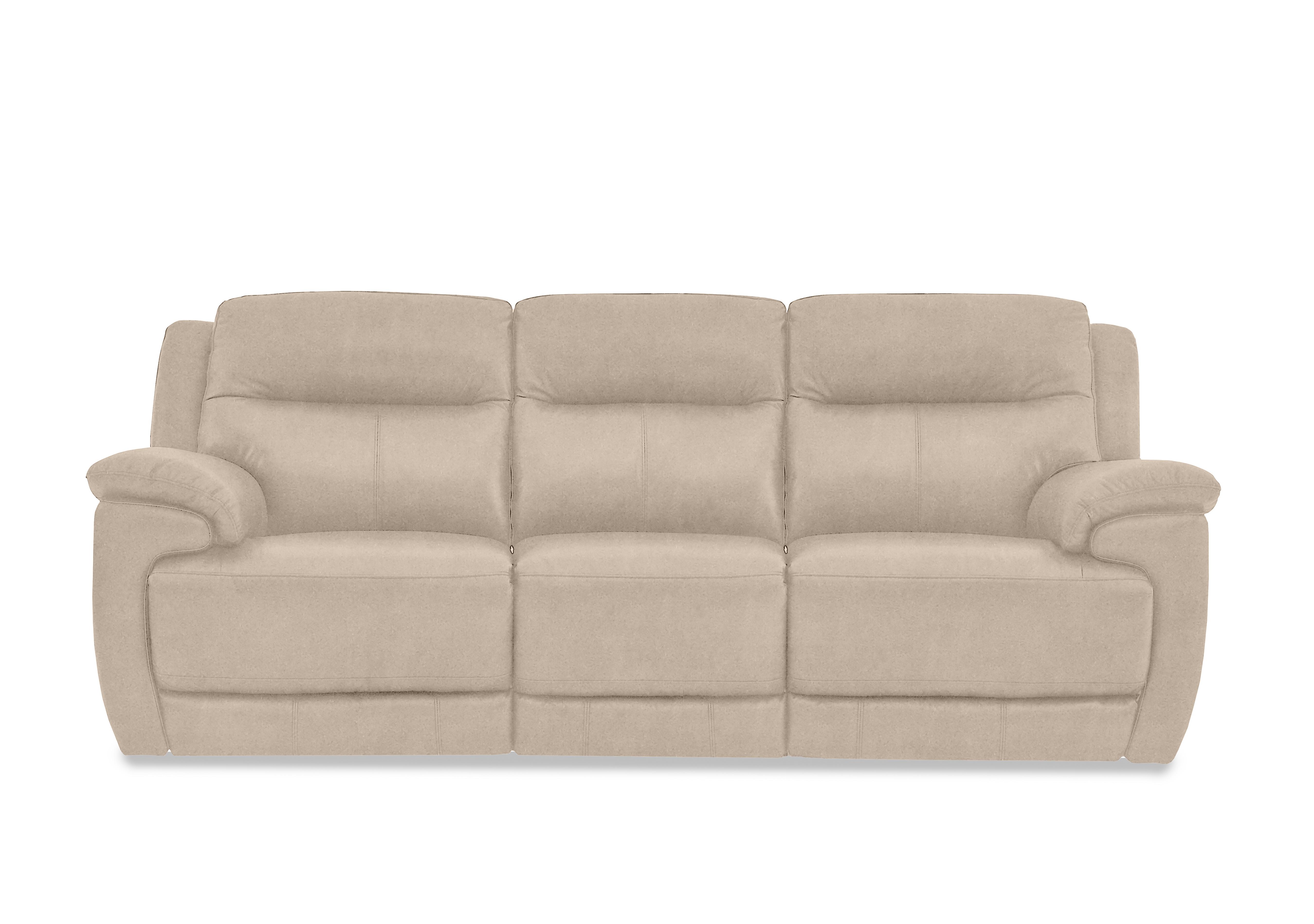 Touch 3 Seater Heavy Duty Fabric Sofa in Bfa-Bnn-R26 Fv2 Cream on Furniture Village