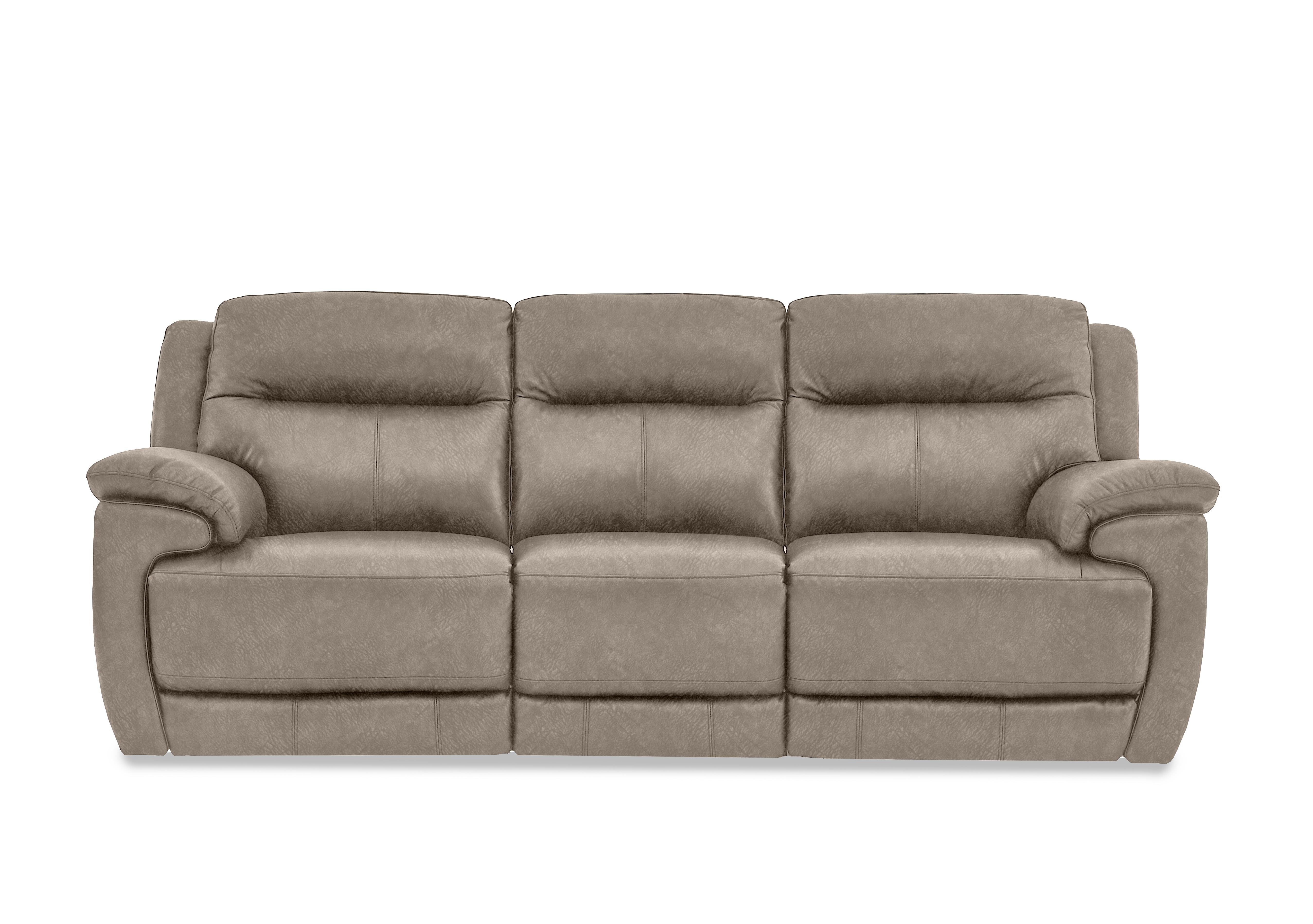 Touch 3 Seater Heavy Duty Fabric Sofa in Bfa-Bnn-R29 Fv1 Mink on Furniture Village