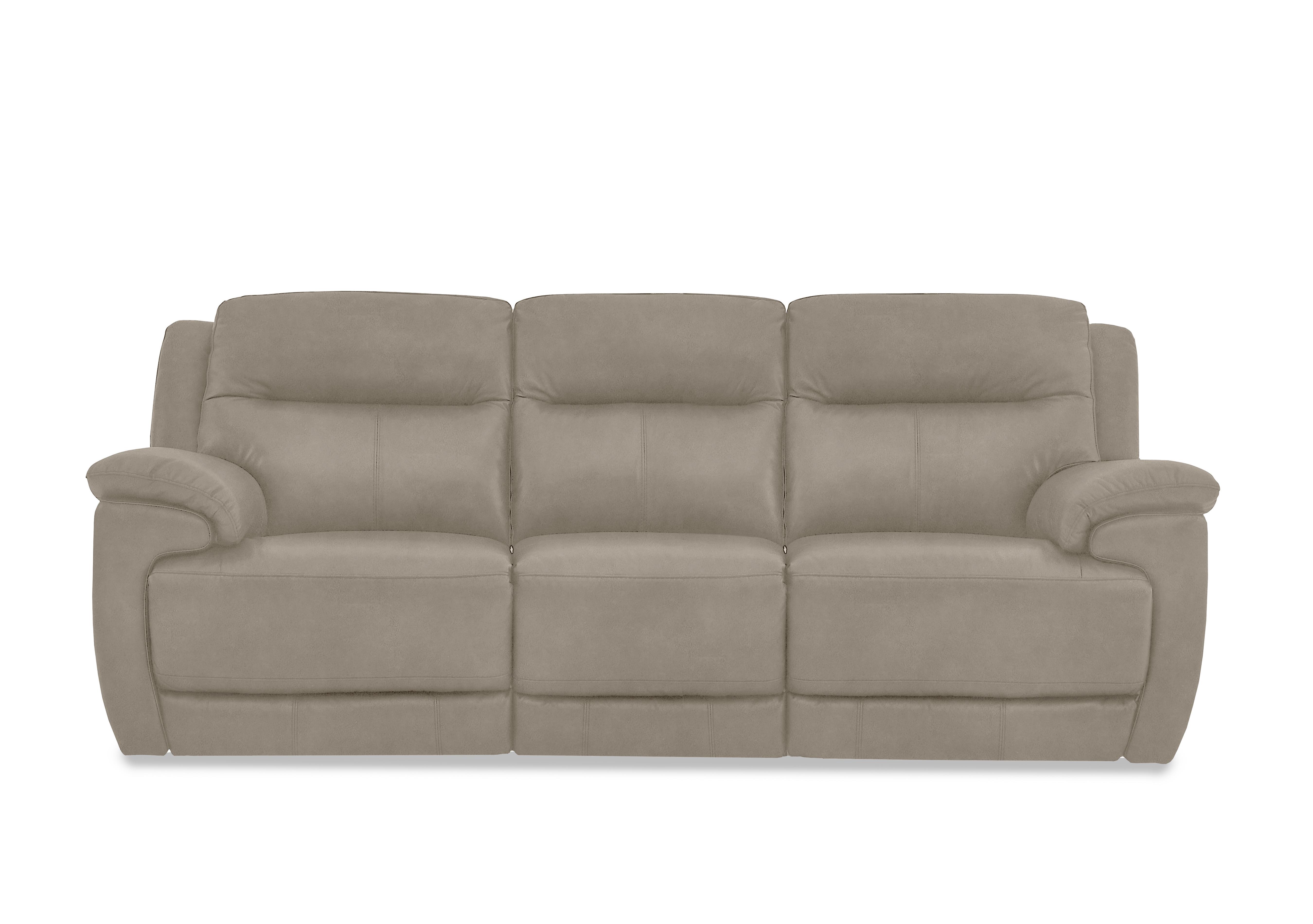 Touch 3 Seater Heavy Duty Fabric Sofa in Bfa-Raf-R946 Oyster on Furniture Village