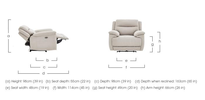 Touch Fabric Armchair in  on Furniture Village